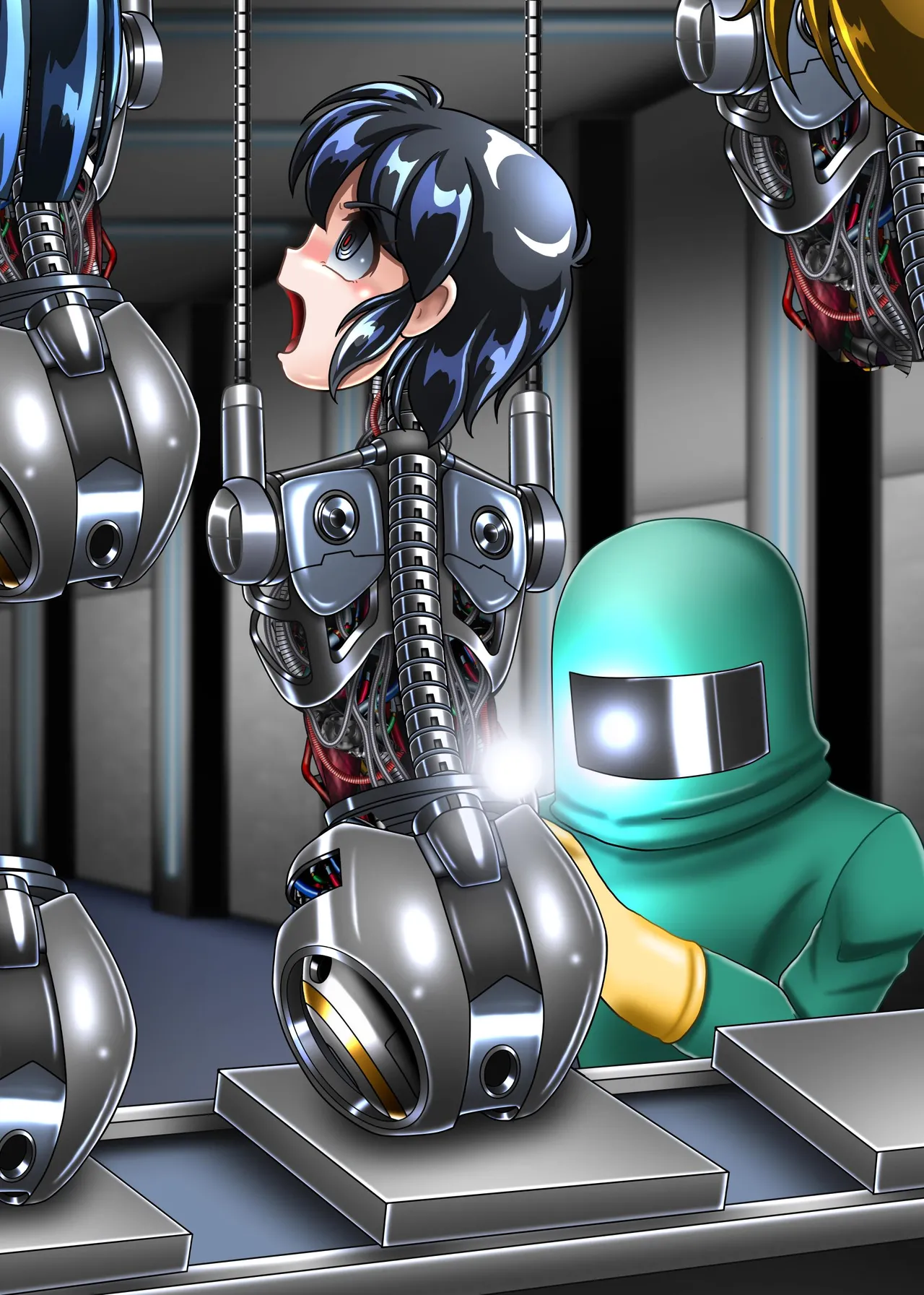 [Cyber F] TS机械人诚 (for 机械人姫奈)[Chinese][垃姬兔个人汉化] [Digital] image number 52