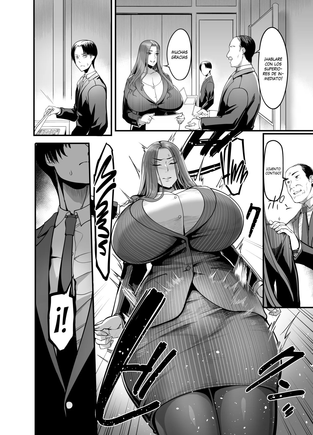 [Ikemen Teikoku (Remu)] Sawatta dake de Iku Onna Shokuba no Babaa Senpai｜La mujer que se excita con solo tocarla - La vieja bruja del trabajo  [Spanish] [KZ Scan] [Digital] image number 65