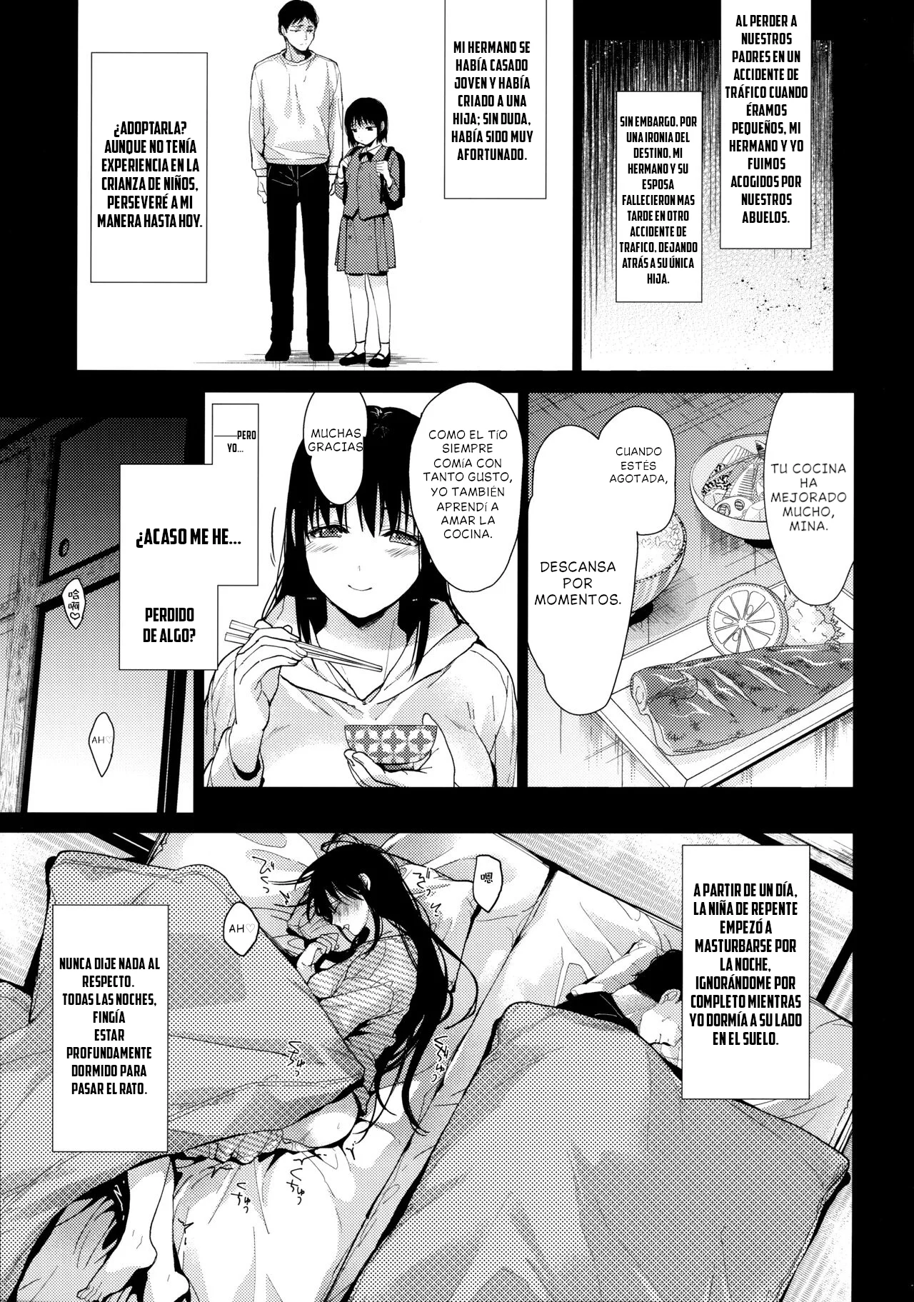 [Renainou (Mizuyuki)] Watashi ni wa Oji-san Shika Inai Zenpen | Solo tengo a mi tío -Primera Parte- [Spanish] [Yisus Translations] [2021-12-19] image number 5