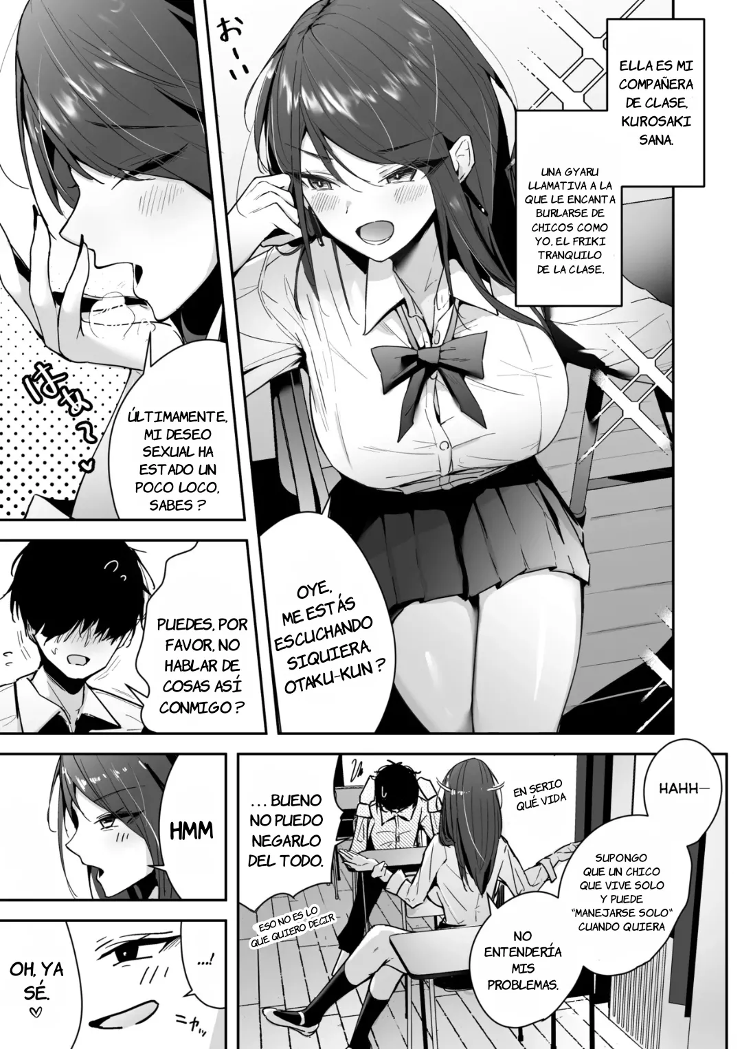 [Unitoshiki] Zako Manko SeFri no Kurosaki-san｜La Débil Vagina Mi Amiga Sexual, Kurosaki-san [Spanish] [JFairy Traslate] [Digital] image number 2
