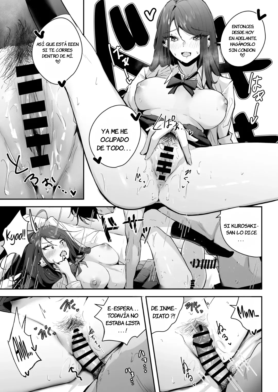 [Unitoshiki] Zako Manko SeFri no Kurosaki-san｜La Débil Vagina Mi Amiga Sexual, Kurosaki-san [Spanish] [JFairy Traslate] [Digital] image number 6