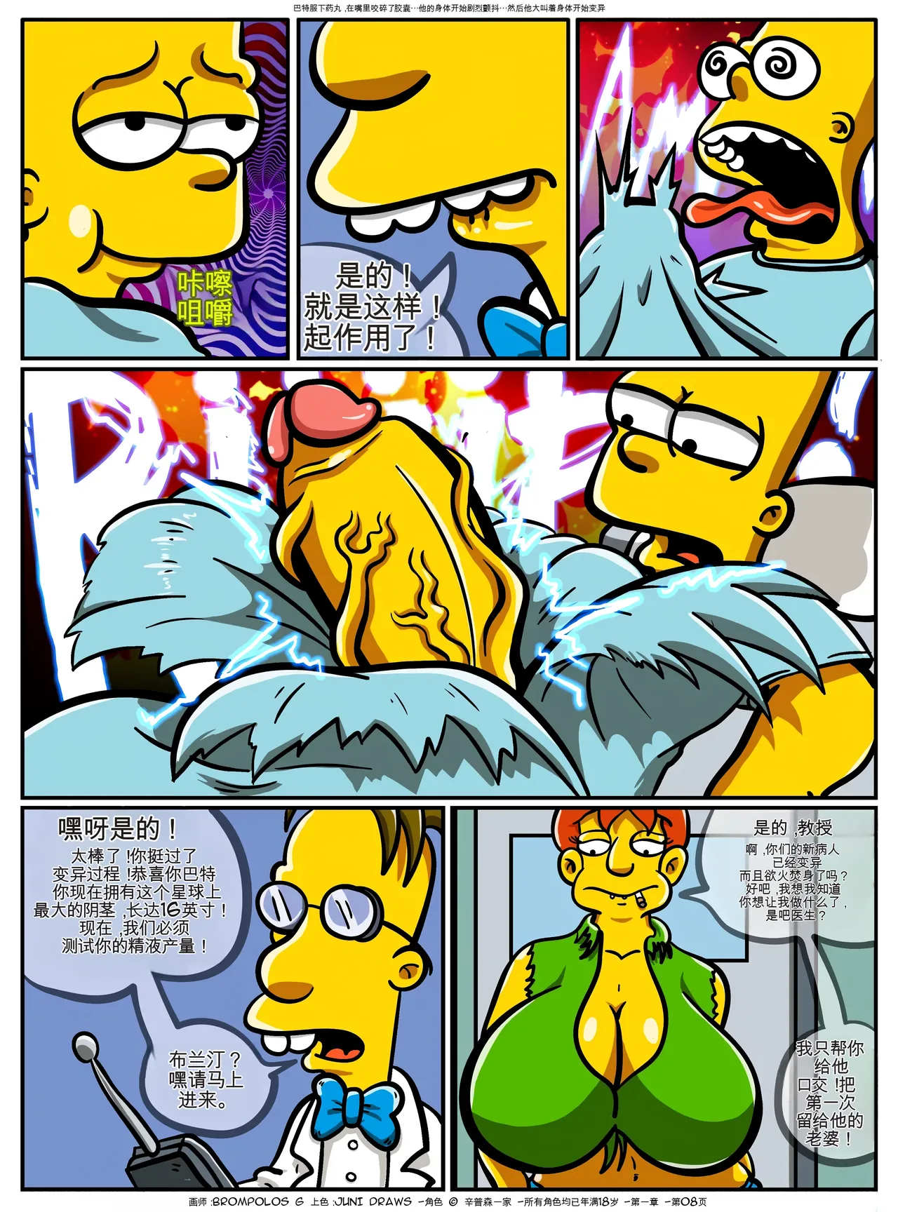 [Brompolos_Ventzx1_Riukykappa] The Sexensteins (Simpsons) [Ongoing][Chinese] [Ai翻譯] Bildnummer 9