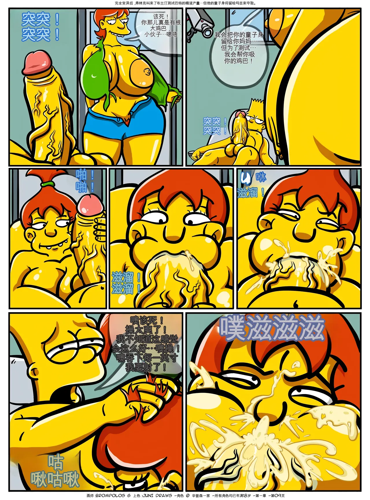 [Brompolos_Ventzx1_Riukykappa] The Sexensteins (Simpsons) [Ongoing][Chinese] [Ai翻譯] Bildnummer 10