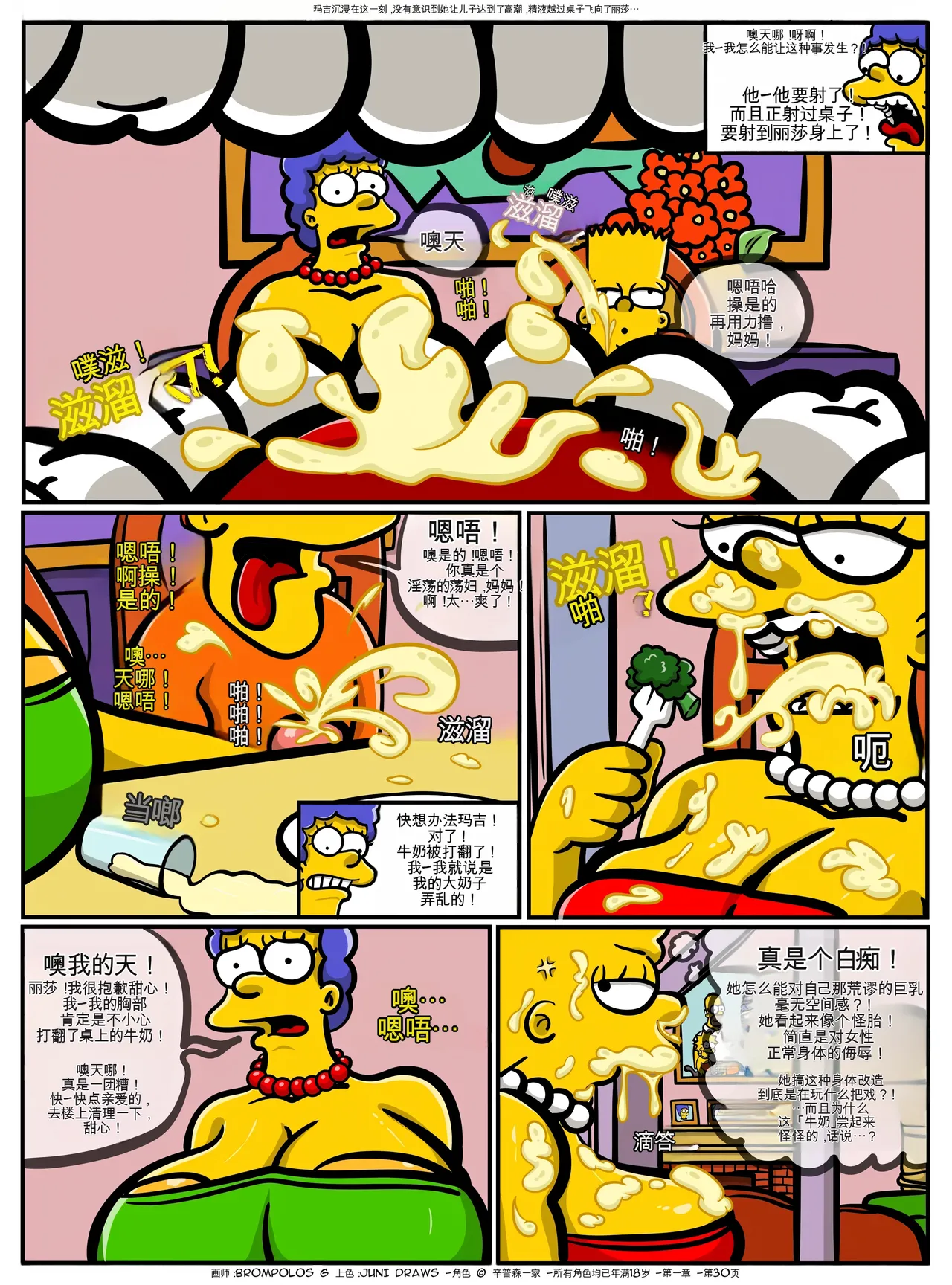 [Brompolos_Ventzx1_Riukykappa] The Sexensteins (Simpsons) [Ongoing][Chinese] [Ai翻譯] Bildnummer 31