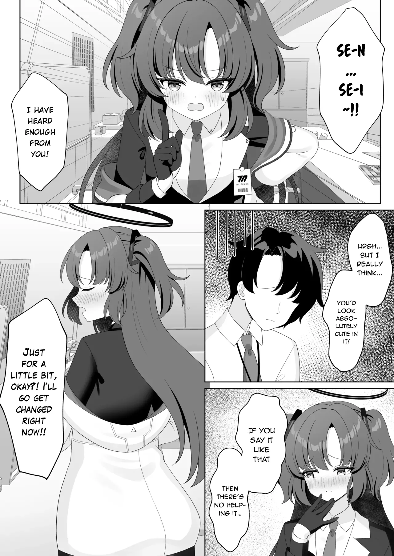 [Kurumi no Atelier (Futaba Kurumi)] Sensei! Nan desu ka Kono Ikagawashii Shitagi wa! (Blue Archive) [English] [EdenOfKivotos] [Digital] 图片编号 5