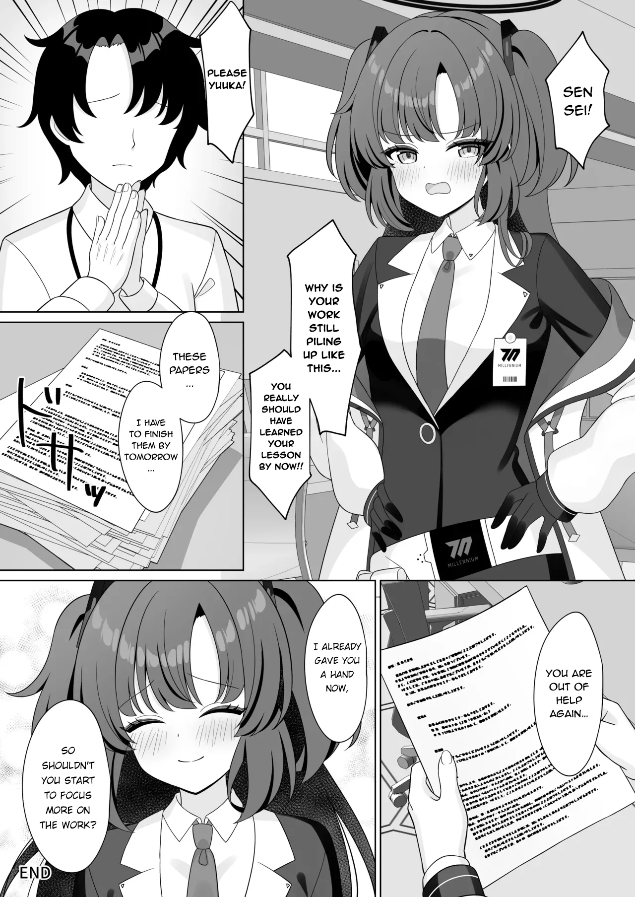 [Kurumi no Atelier (Futaba Kurumi)] Sensei! Nan desu ka Kono Ikagawashii Shitagi wa! (Blue Archive) [English] [EdenOfKivotos] [Digital] 图片编号 21