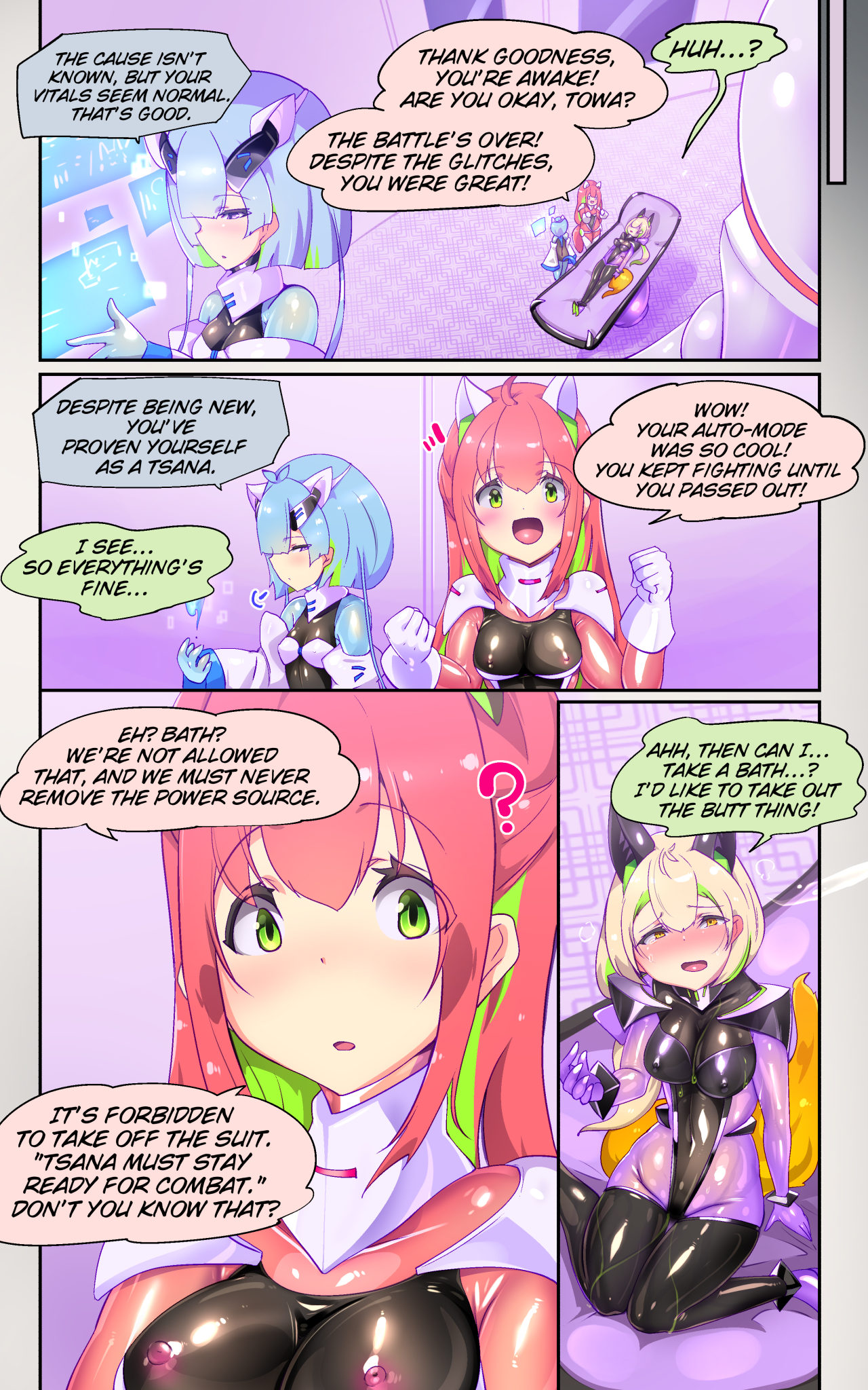 [Yaseuma Lo-Ru] A manga about a girl who is reincarnated as a combat android, and then has a very erotic experience and turns evil - Senkou Heijo Prikke Tsana - 이미지 번호 21