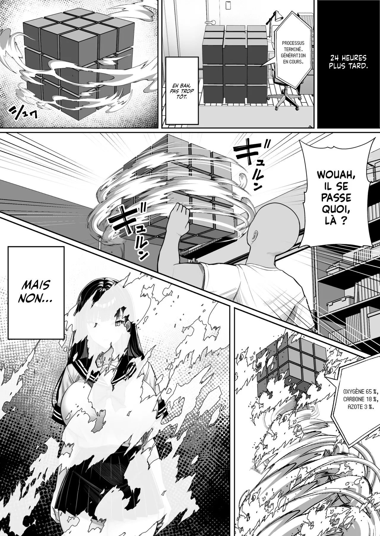 [Kurukuru] Ningen Copy Ki Kubrick | Kubrick, Le Copieur d'Humain [French] [Lopxi] [Descensored] 图片编号 8