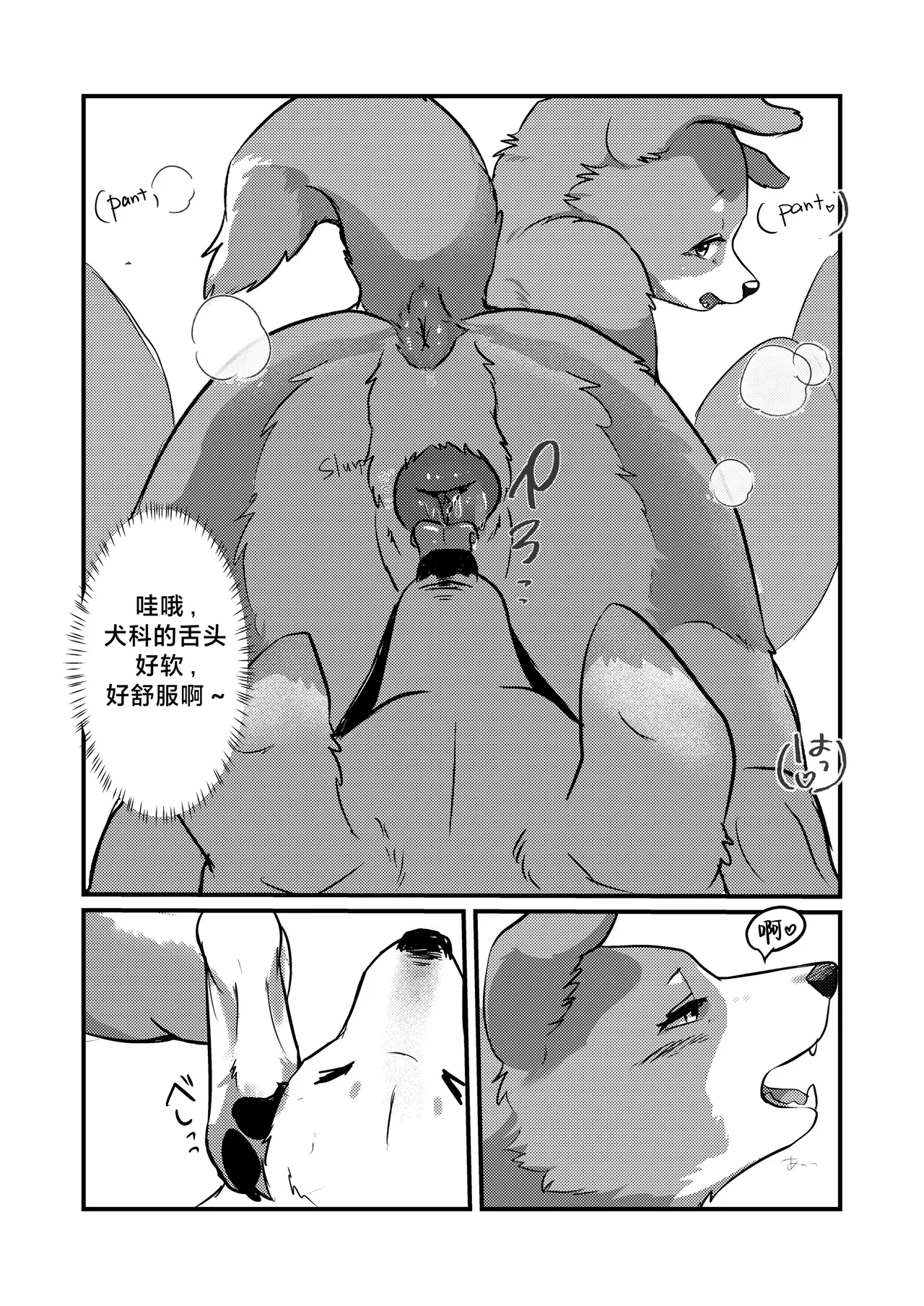 [Kon Juuichibai (Momou)] 既然我变成狗了，那不就得和狗H吗？！ [海豚之涌众筹汉化] [Digital] изображение № 12