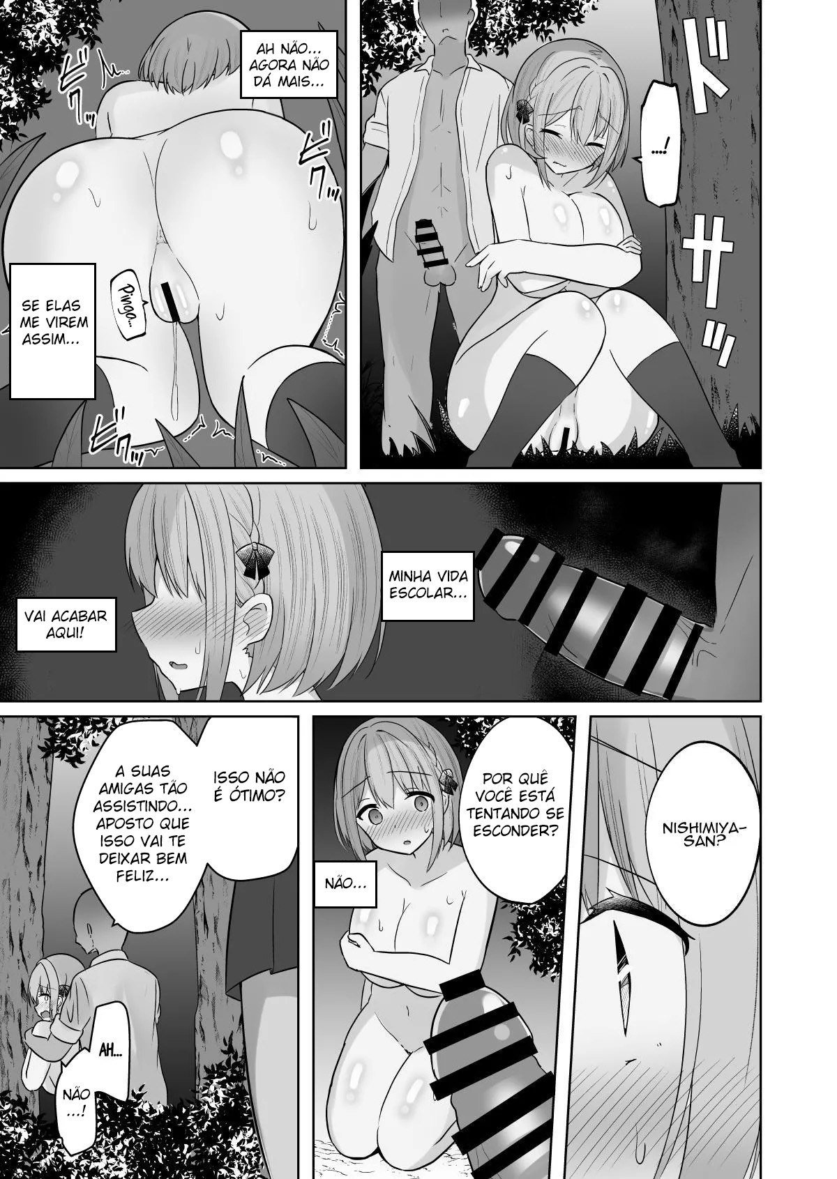 [Shinamon Tou] Kyonyuu Mesu Onaho no Shitsukekata ~Do Hentai de Do M na Kanojo~ [Portuguese-BR] Bildnummer 45