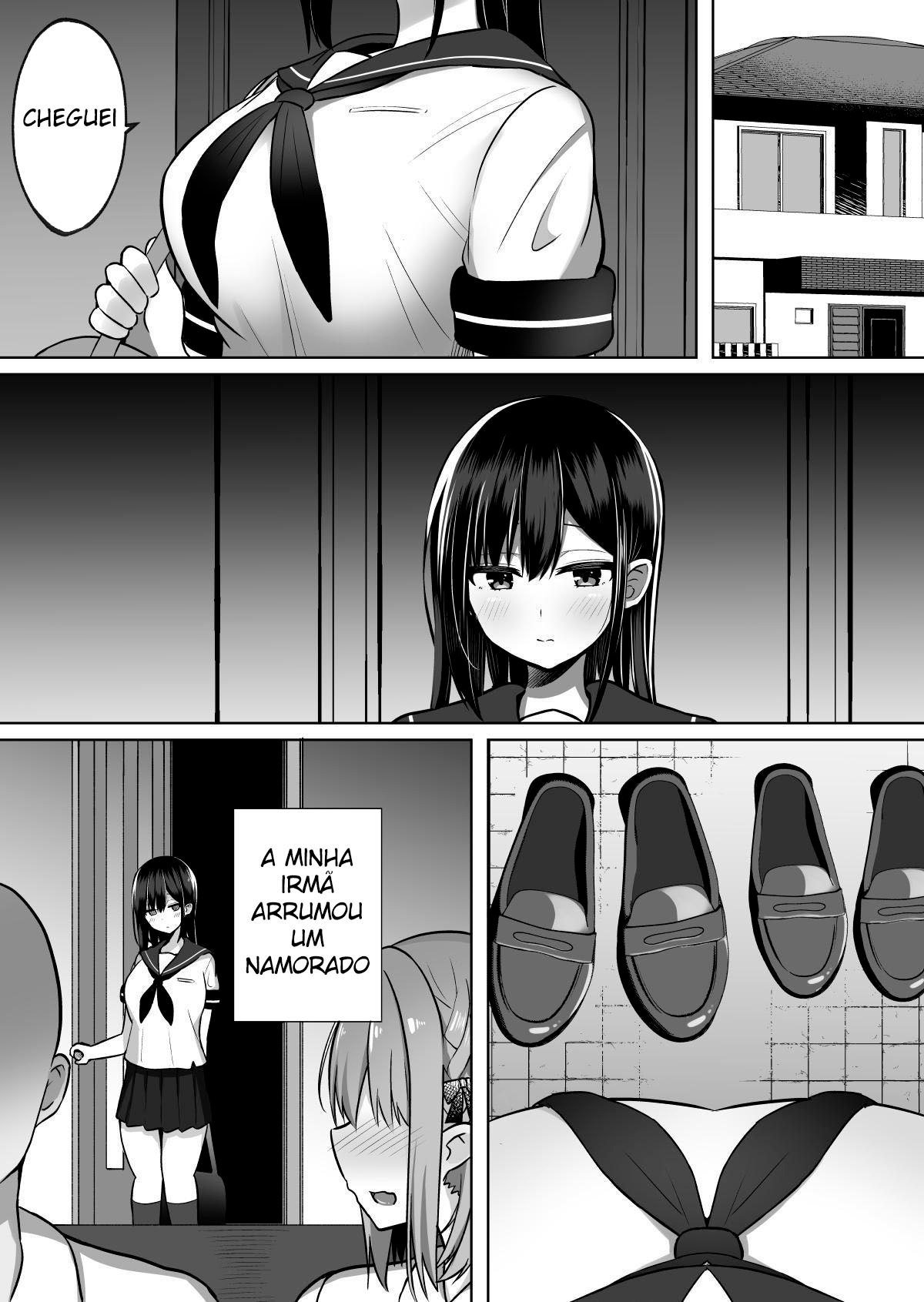 [Cinnamon Tou] Kyonyuu Mesu Onaho no Shitsukekata ~ Majime ni Miete Sukebe na Kanojo no Imouto [Portuguese-BR] imagen número 2