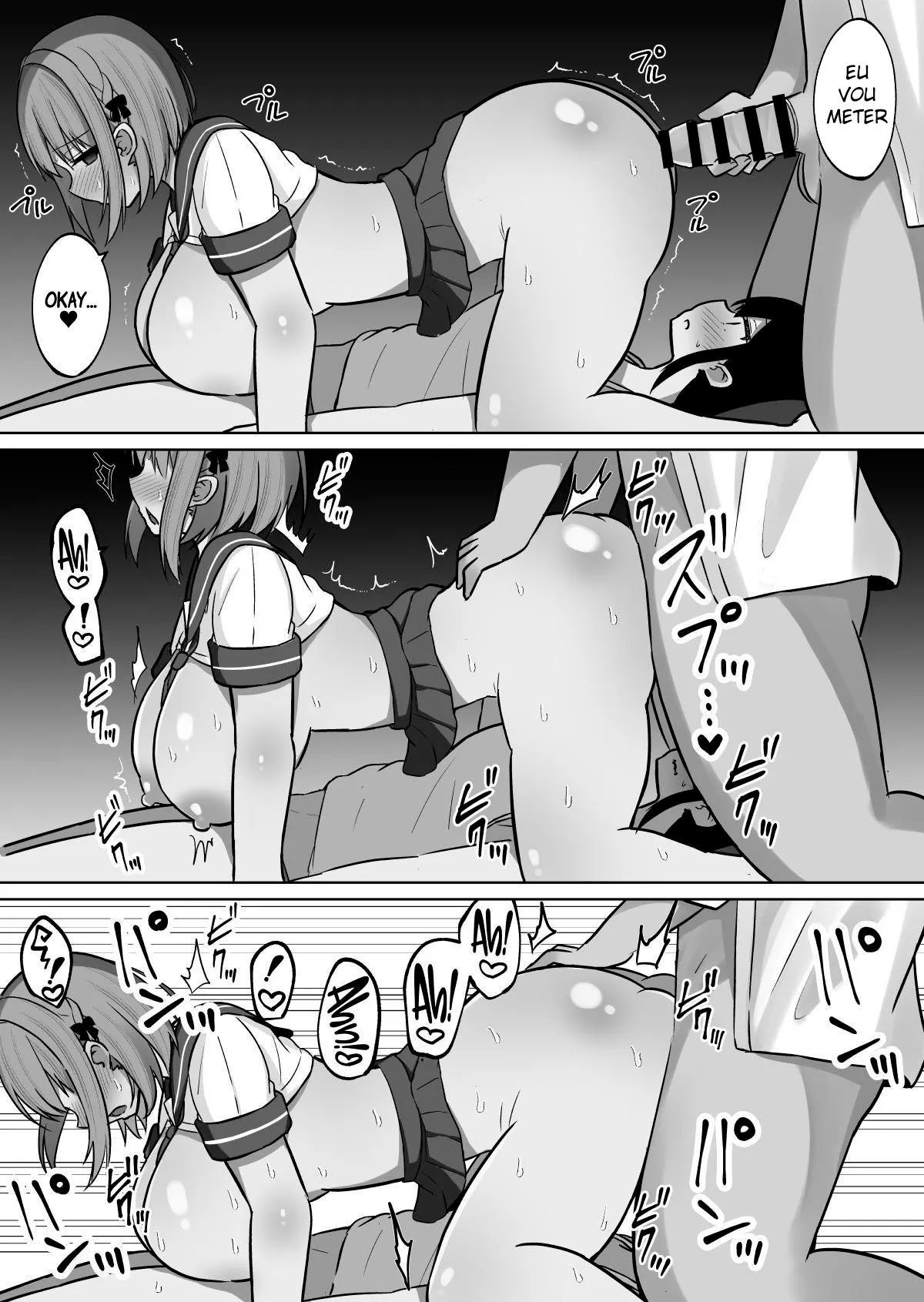 [Cinnamon Tou] Kyonyuu Mesu Onaho no Shitsukekata ~ Majime ni Miete Sukebe na Kanojo no Imouto [Portuguese-BR] imagen número 14