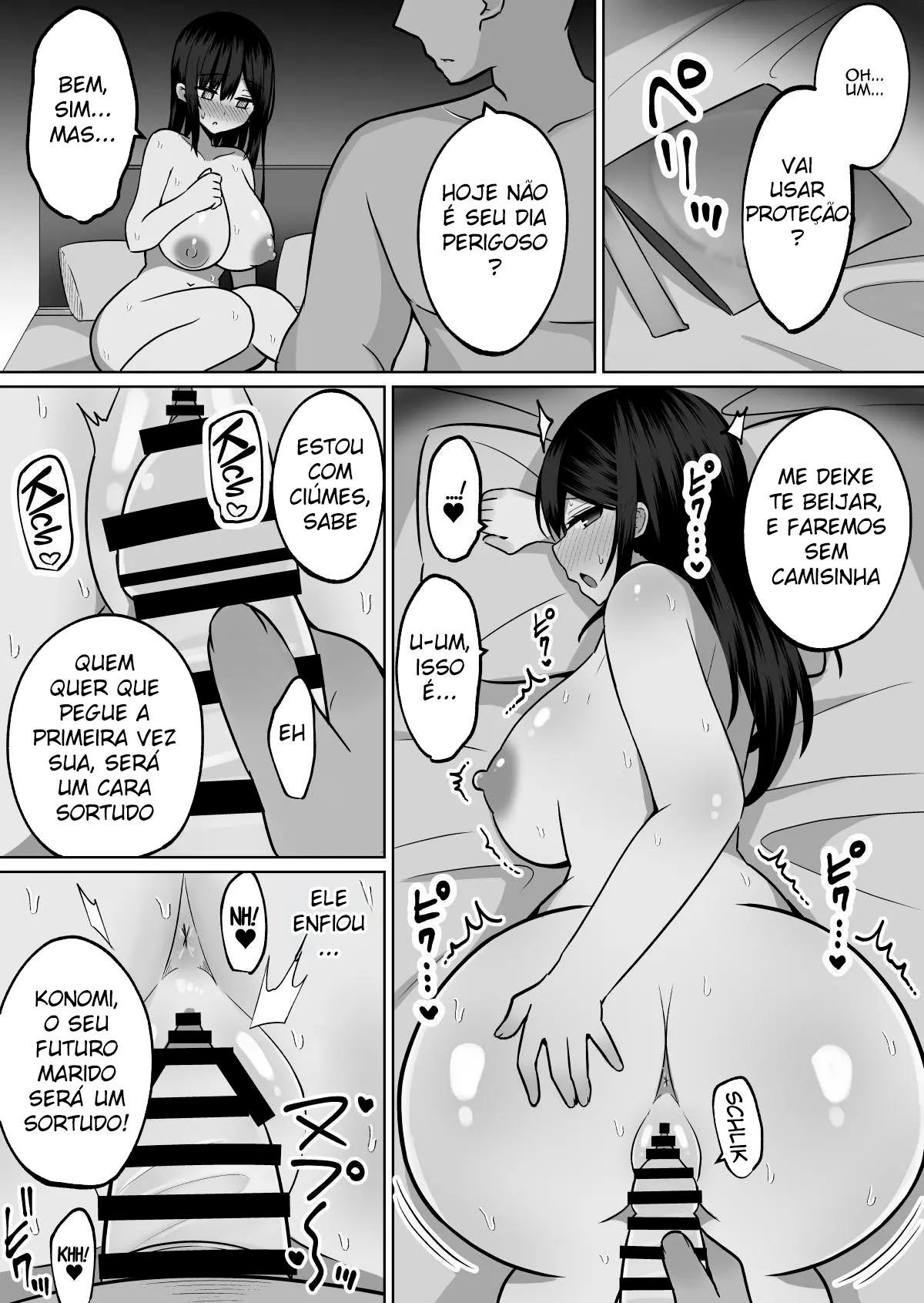 [Cinnamon Tou] Kyonyuu Mesu Onaho no Shitsukekata ~ Majime ni Miete Sukebe na Kanojo no Imouto [Portuguese-BR] imagen número 46