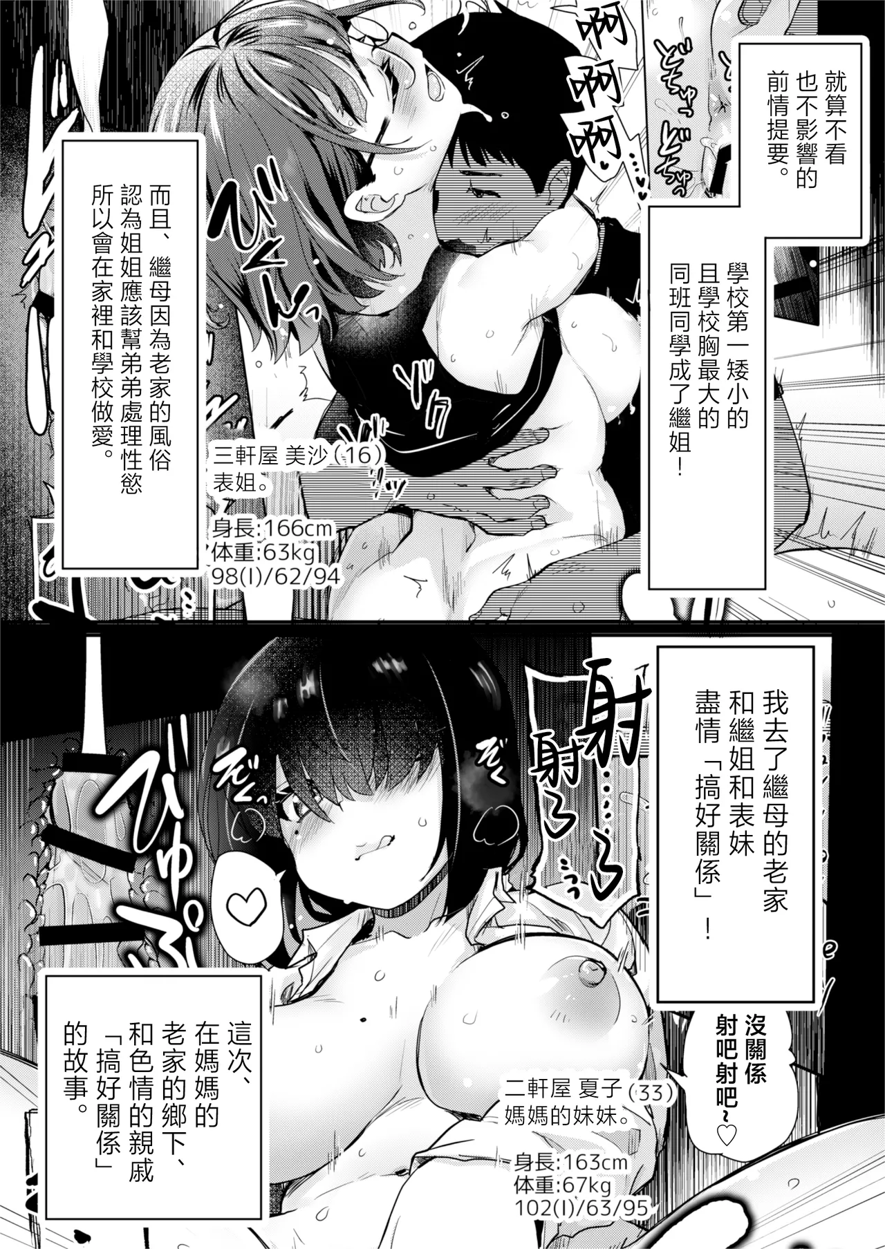 [Shin Hijiridou Honpo (Hijiri Tsukasa)] H na Fuushuu ga Aru Inaka no Shinseki ga, Zenin Sukebe Sugiru Hanashi. 2 | 擁有H風俗的老家的親戚全都太過色情的故事。 [Chinese] [Digital] 图片编号 2