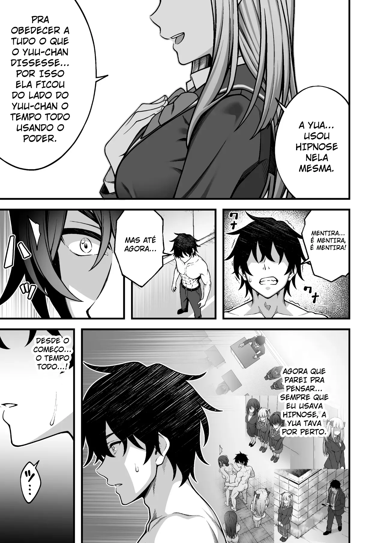 [Doushoku (INAGITA)] Saimin Gakuen 5 Saiminjutsu de Yari Houdai no Gakuen Harem o Te ni Ireta Ore [Portuguese-BR] [Digital] Bildnummer 21