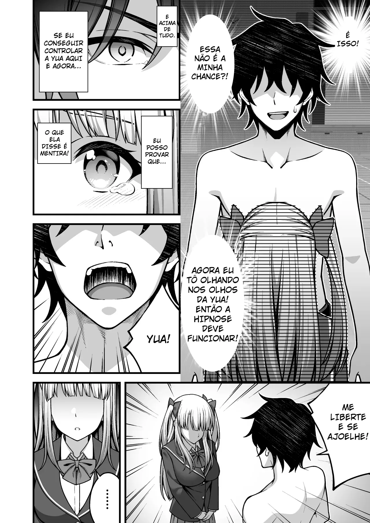 [Doushoku (INAGITA)] Saimin Gakuen 5 Saiminjutsu de Yari Houdai no Gakuen Harem o Te ni Ireta Ore [Portuguese-BR] [Digital] Bildnummer 24