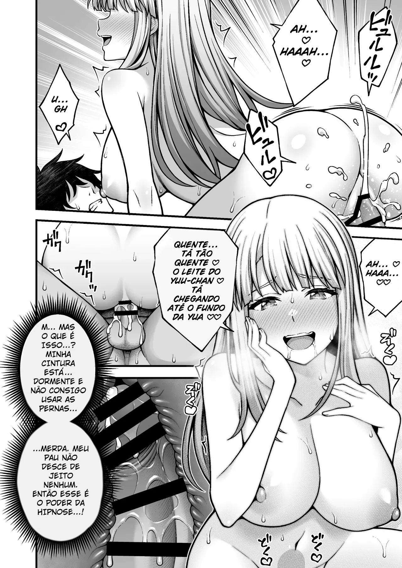 [Doushoku (INAGITA)] Saimin Gakuen 5 Saiminjutsu de Yari Houdai no Gakuen Harem o Te ni Ireta Ore [Portuguese-BR] [Digital] Bildnummer 36