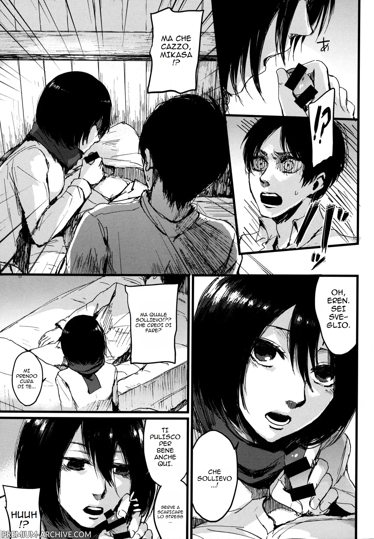 (C92) [plantain (Nichii)] ASSAULT ON YAMAGOYA harlem | Attacco al Rifugio (Shingeki no Kyojin) [Italian] 4eme image