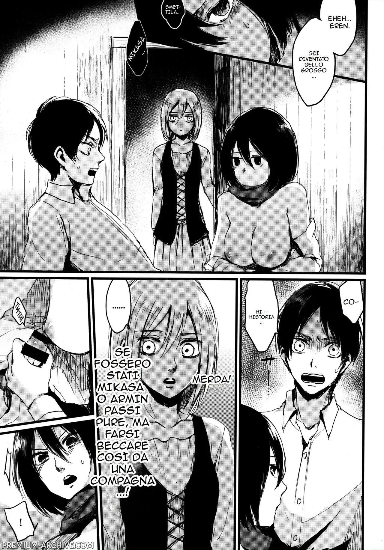 (C92) [plantain (Nichii)] ASSAULT ON YAMAGOYA harlem | Attacco al Rifugio (Shingeki no Kyojin) [Italian] 6eme image