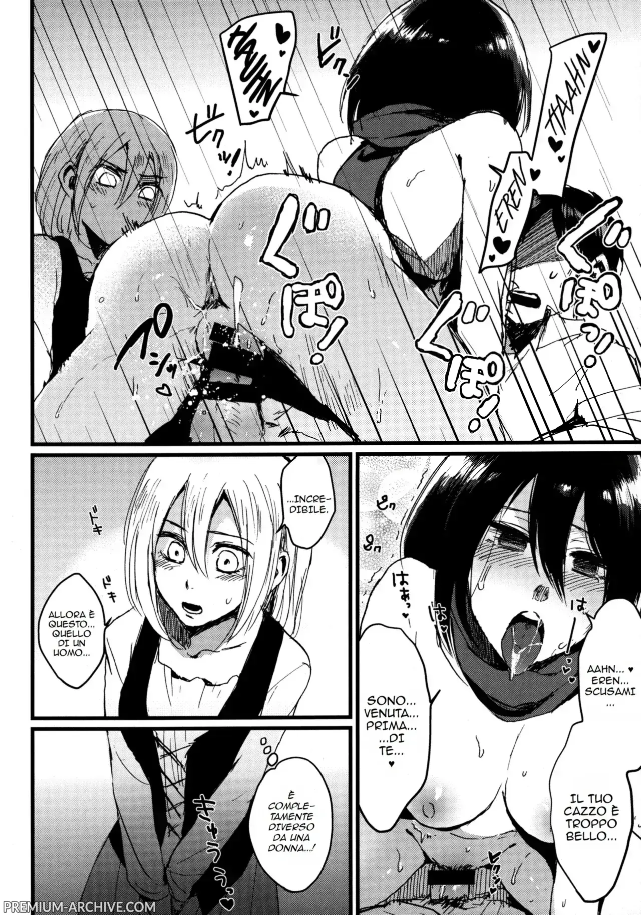 (C92) [plantain (Nichii)] ASSAULT ON YAMAGOYA harlem | Attacco al Rifugio (Shingeki no Kyojin) [Italian] 11eme image