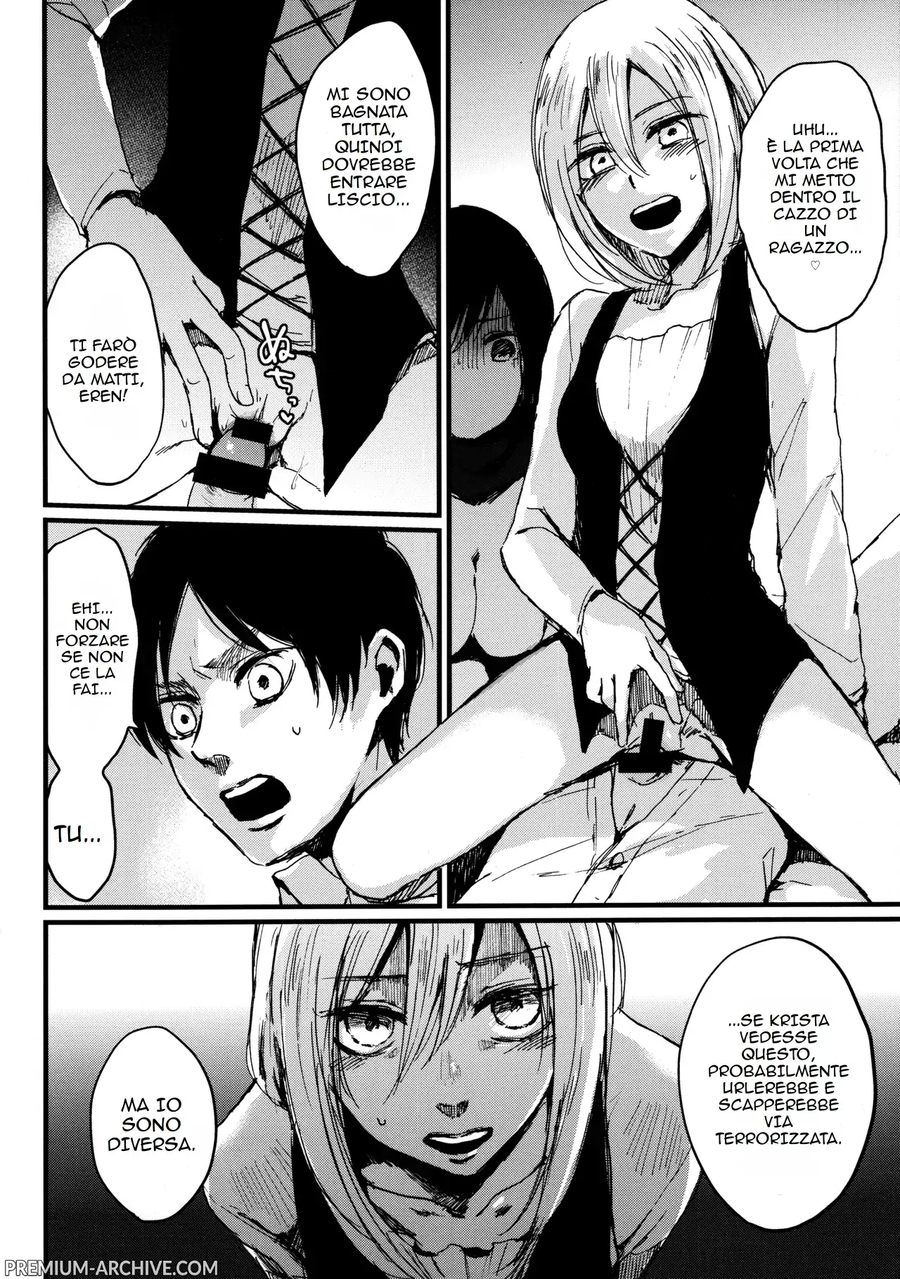 (C92) [plantain (Nichii)] ASSAULT ON YAMAGOYA harlem | Attacco al Rifugio (Shingeki no Kyojin) [Italian] 13eme image