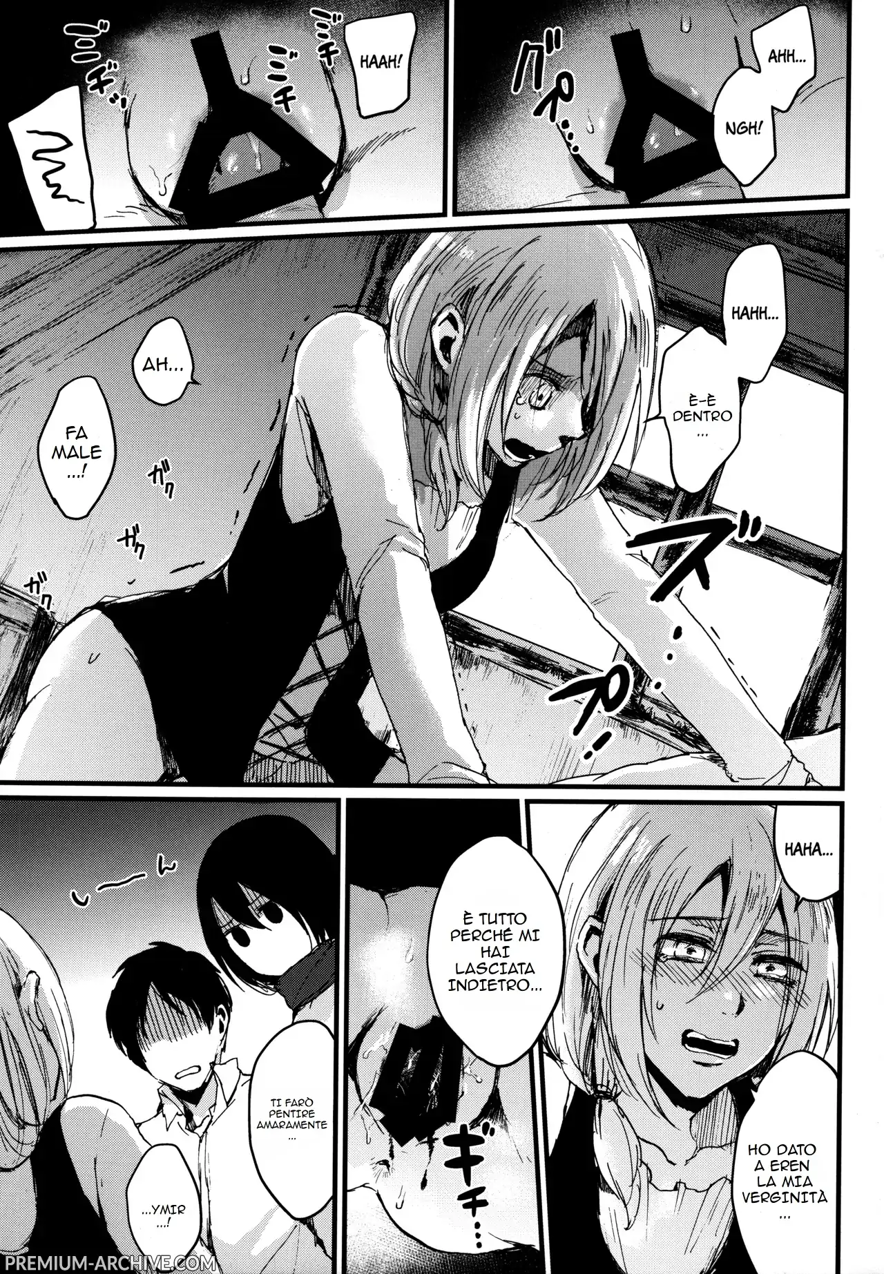 (C92) [plantain (Nichii)] ASSAULT ON YAMAGOYA harlem | Attacco al Rifugio (Shingeki no Kyojin) [Italian] 14eme image