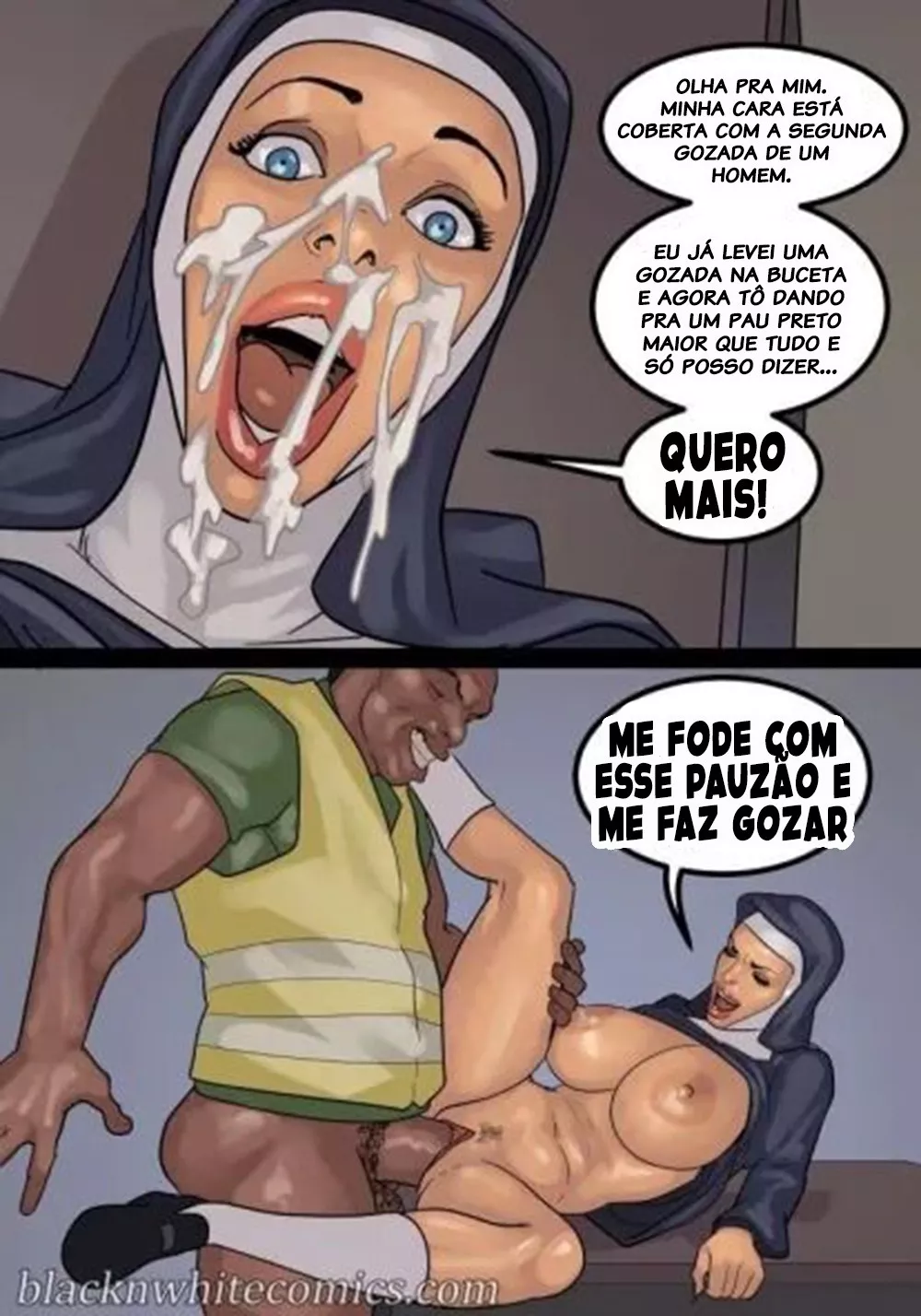 [BlacknWhite (Yair)] Black Devotion [PT-BR] image number 96