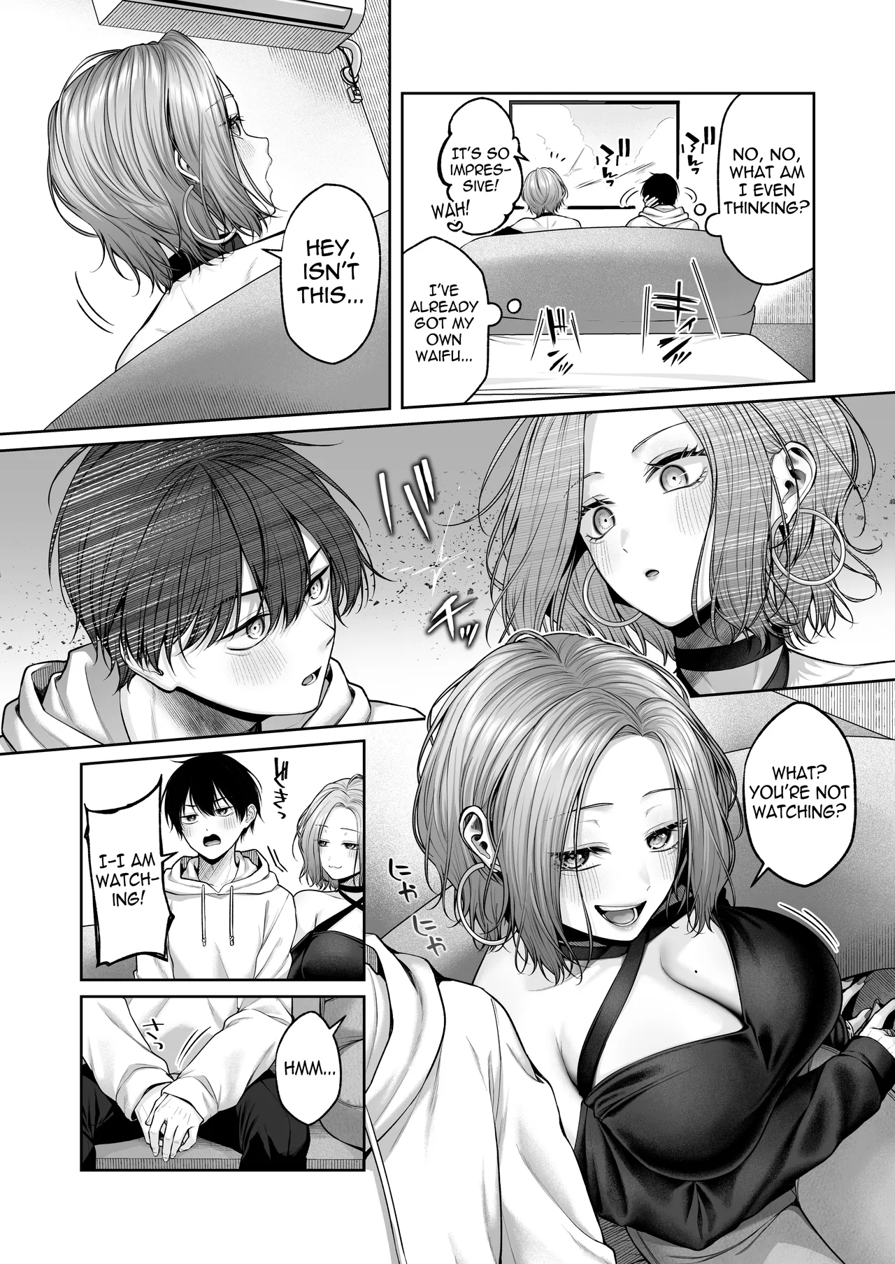 [YZ+ (Yuzuto Sen)] Nijigen Otaku-kun wa Gal Oppai de Kan Ochi Shasei | Otaku-kun is utterly defeated and cum hard thanks to the gyaru's boobs [Digital] [English] [meganekun_tl] image number 10