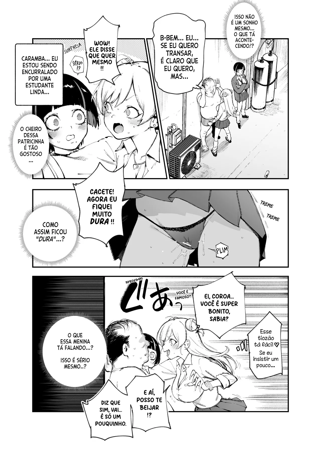 [Nyuu Koubou (Suruga Kreuz)] Teisou Gyakuten & Chuunen Saoyaku Oji Gekimote Sekai EX [Portuguese] image number 6