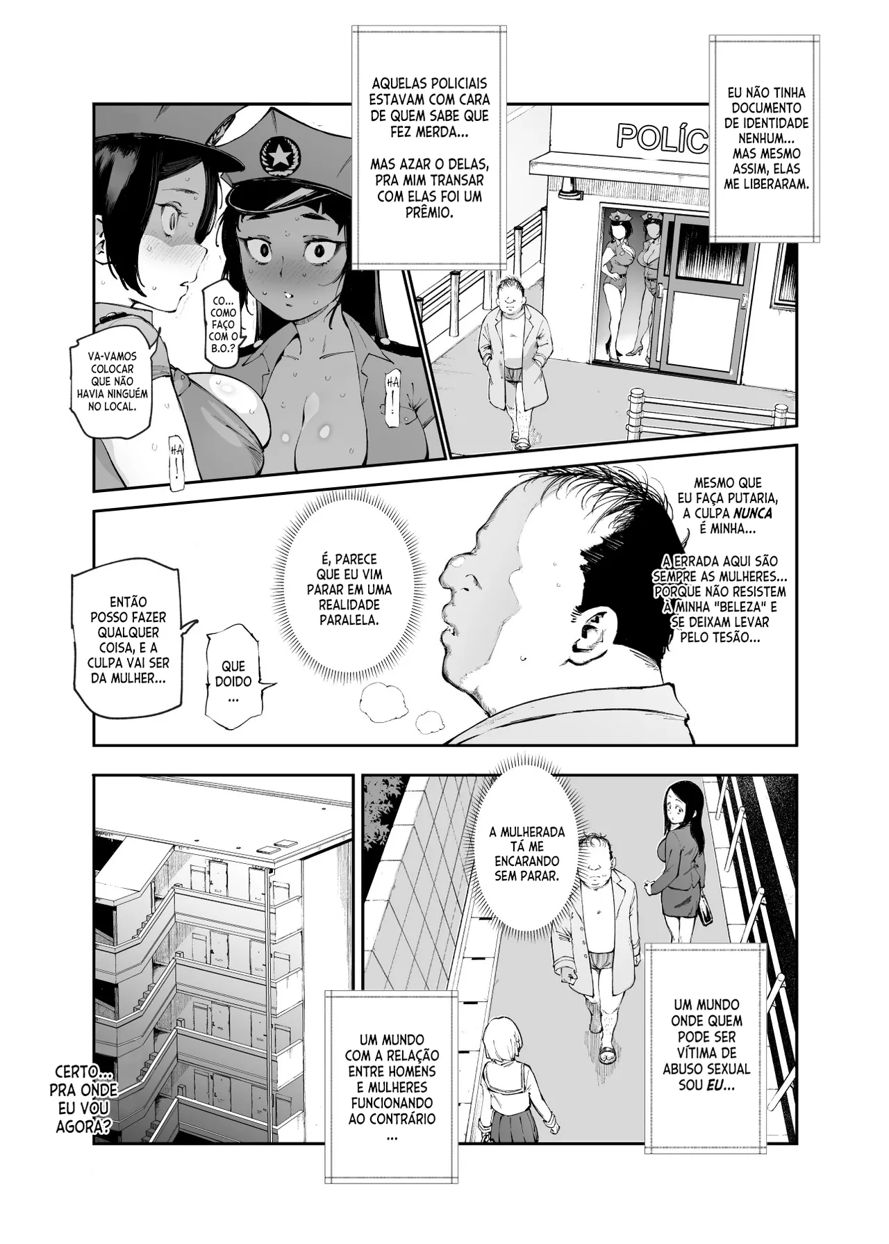 [Nyuu Koubou (Suruga Kreuz)] Teisou Gyakuten & Chuunen Saoyaku Oji Gekimote Sekai EX [Portuguese] image number 28