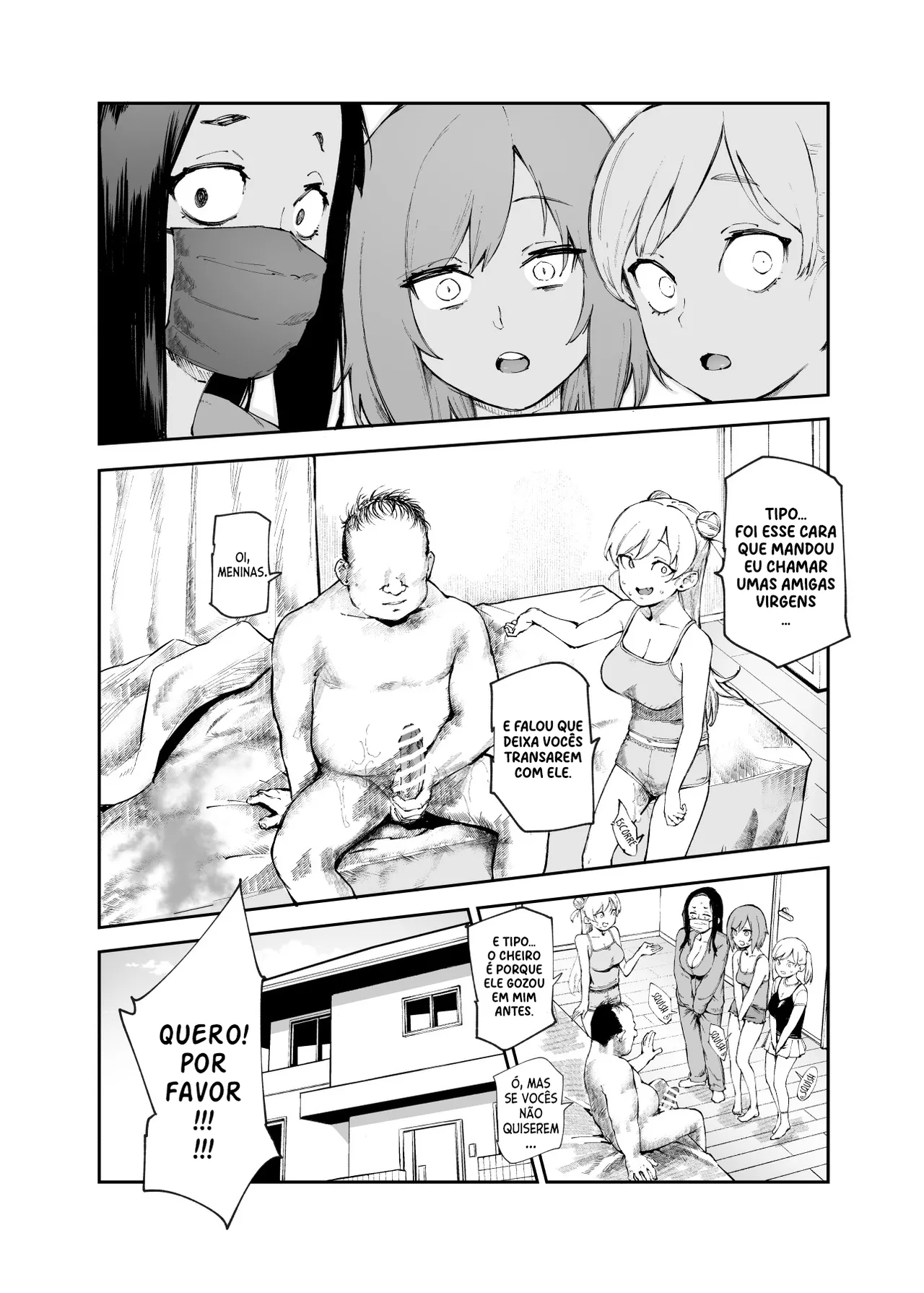 [Nyuu Koubou (Suruga Kreuz)] Teisou Gyakuten & Chuunen Saoyaku Oji Gekimote Sekai EX [Portuguese] image number 52