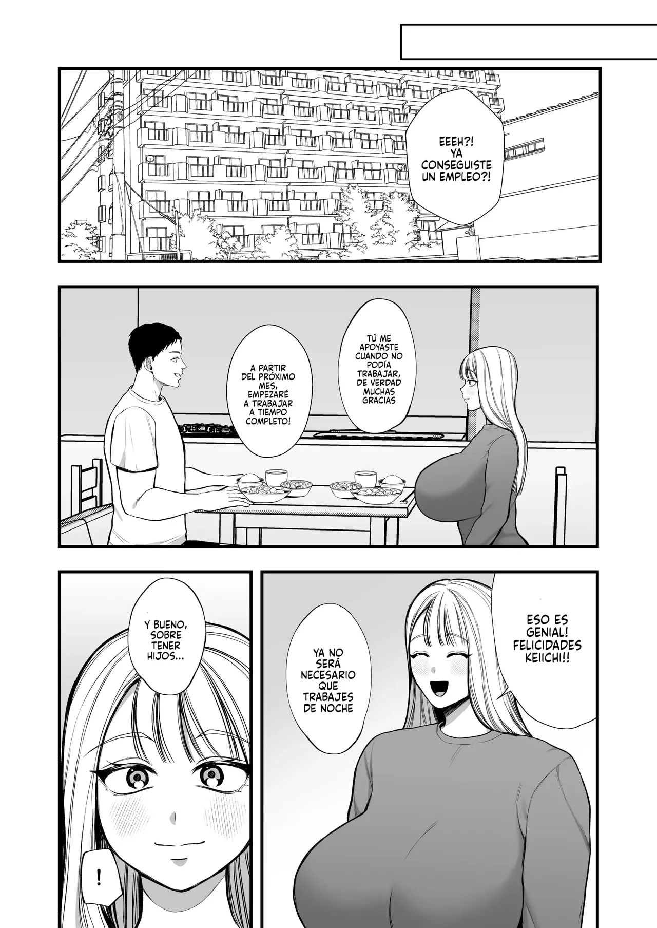 [Sakura Shiina] Yashoku Hitozuma Makura Eigyou de Gokainin｜Una Esposa que Trabajaba de Noche Quedó Embarazada al Ofrecer Servicios Sexuales [Spanish] [P7Neko] изображение № 35