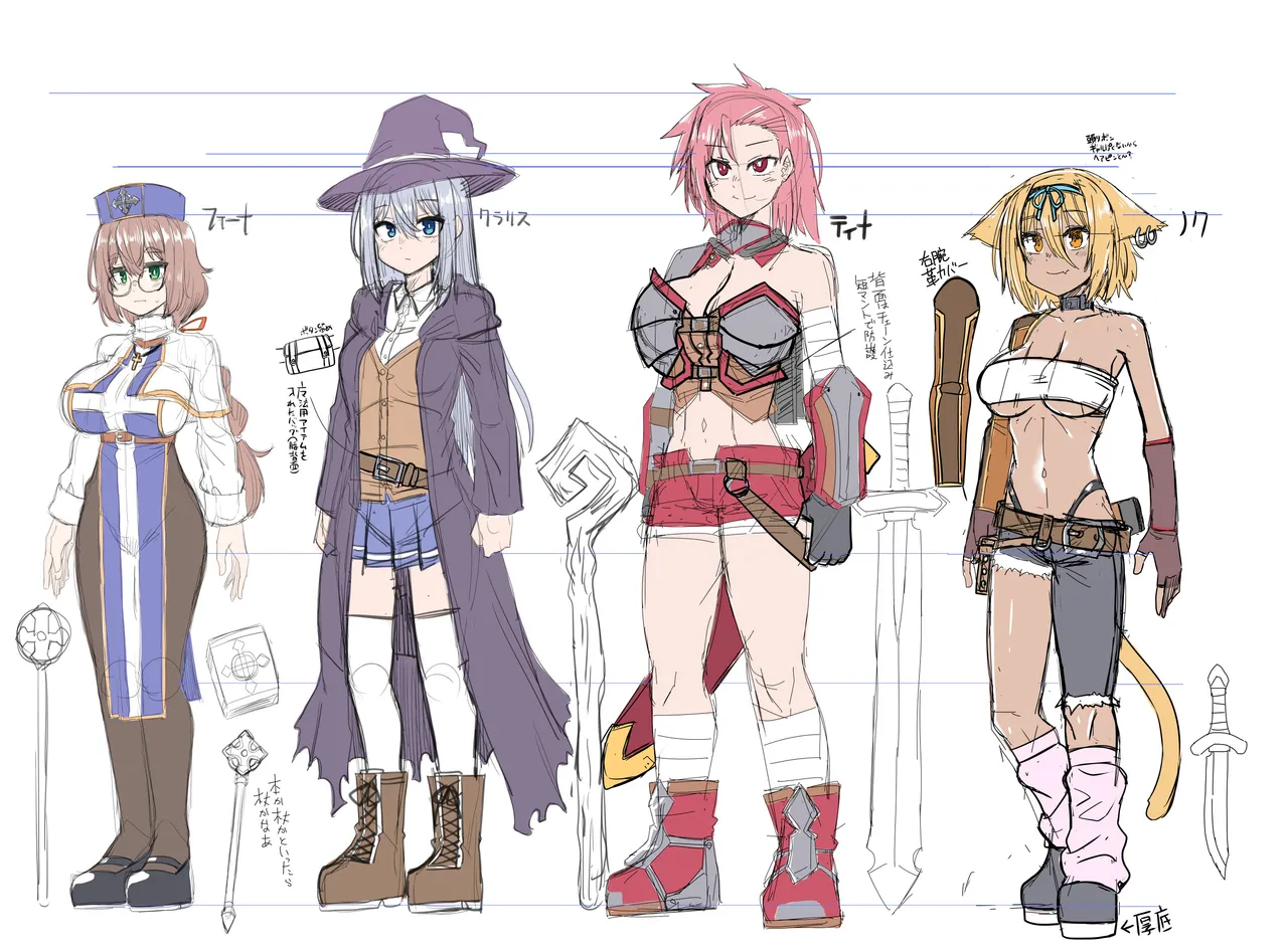 [Ue Ue Shita Shita (Miura Kageyuki)] Souryo no Atama wa Konran Shita! Joutai Ijou Kaikan Quest ~Ahe ni Hikareshi Monotachi~ numero di immagine  44