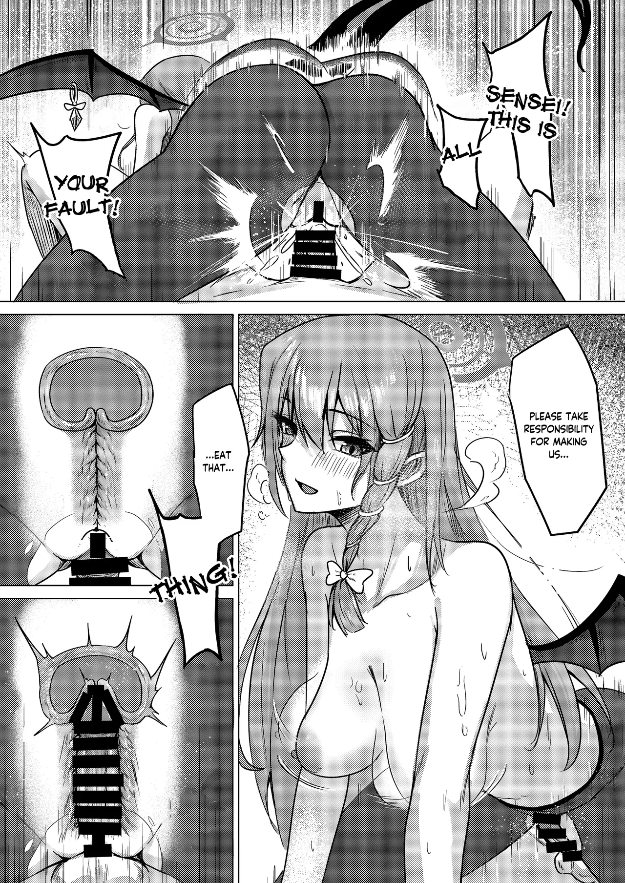 [Nanaya (Nao)] Bishoku Kenkyuukai no Semen Kenkyuu | The Gourmet Research Society's Research on Semen (Blue Archive) [English] [Douzo Lad Translations] [Digital] image number 14