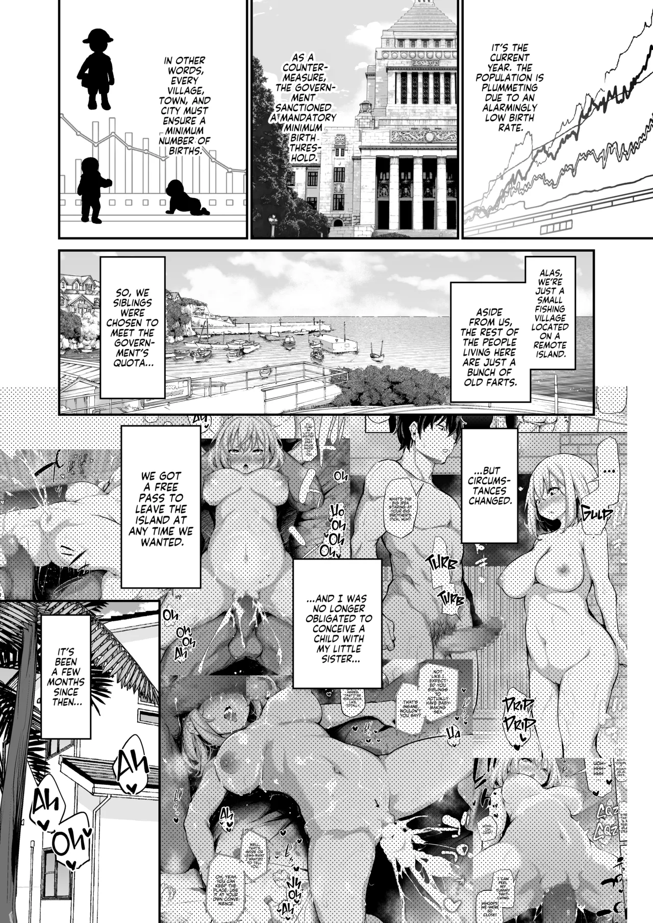 [Airandou] Imouto o Haramasenaito Derarenai Shima 2 [English] [Team Rabu2] image number 2