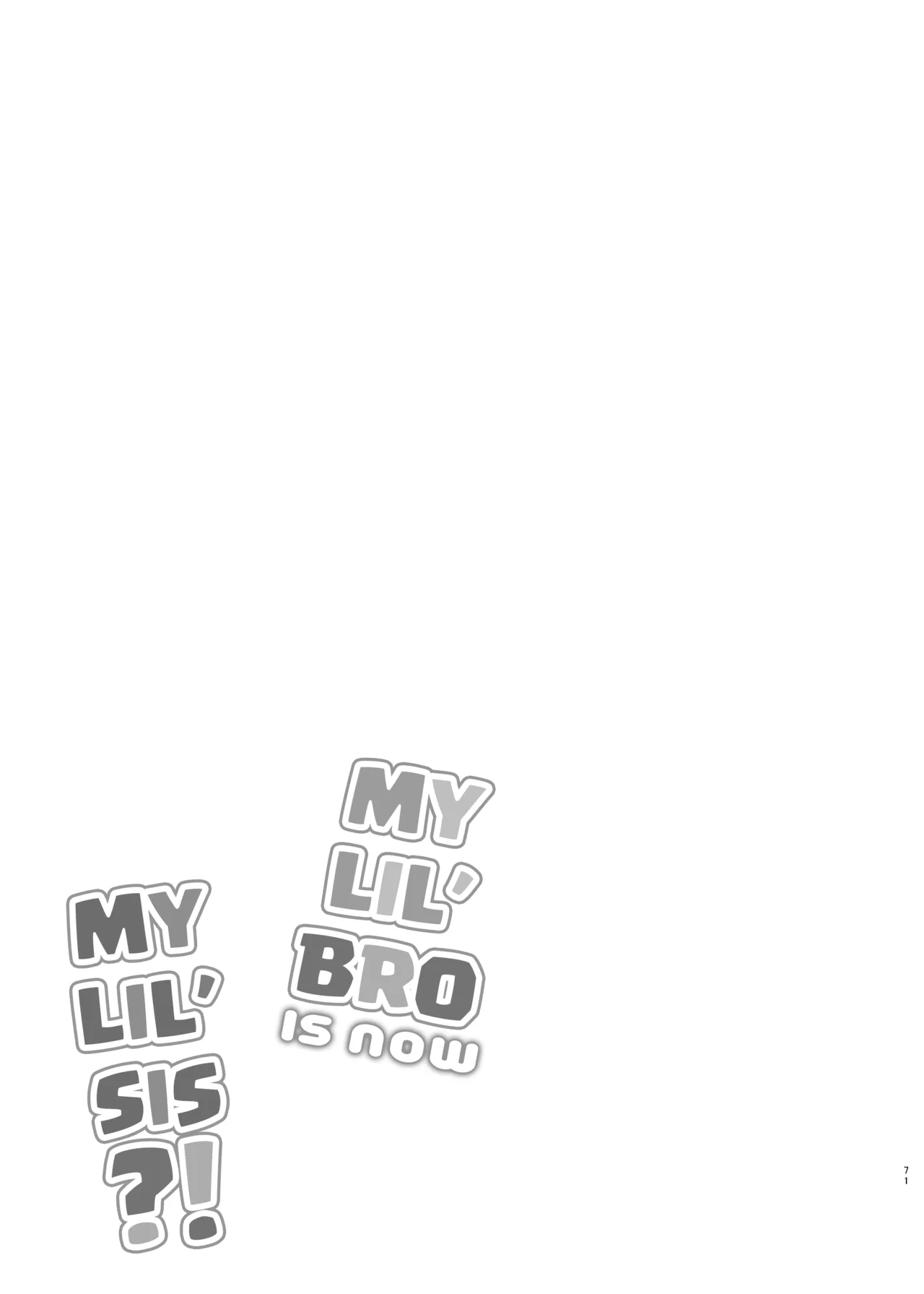 [Standard Azarashi] Ore no Otouto ga Imouto ni Natta Hanashi | My Lil Bro is now My Lil Sis?! [English] [Team Rabu2] [Digital] 图片编号 71