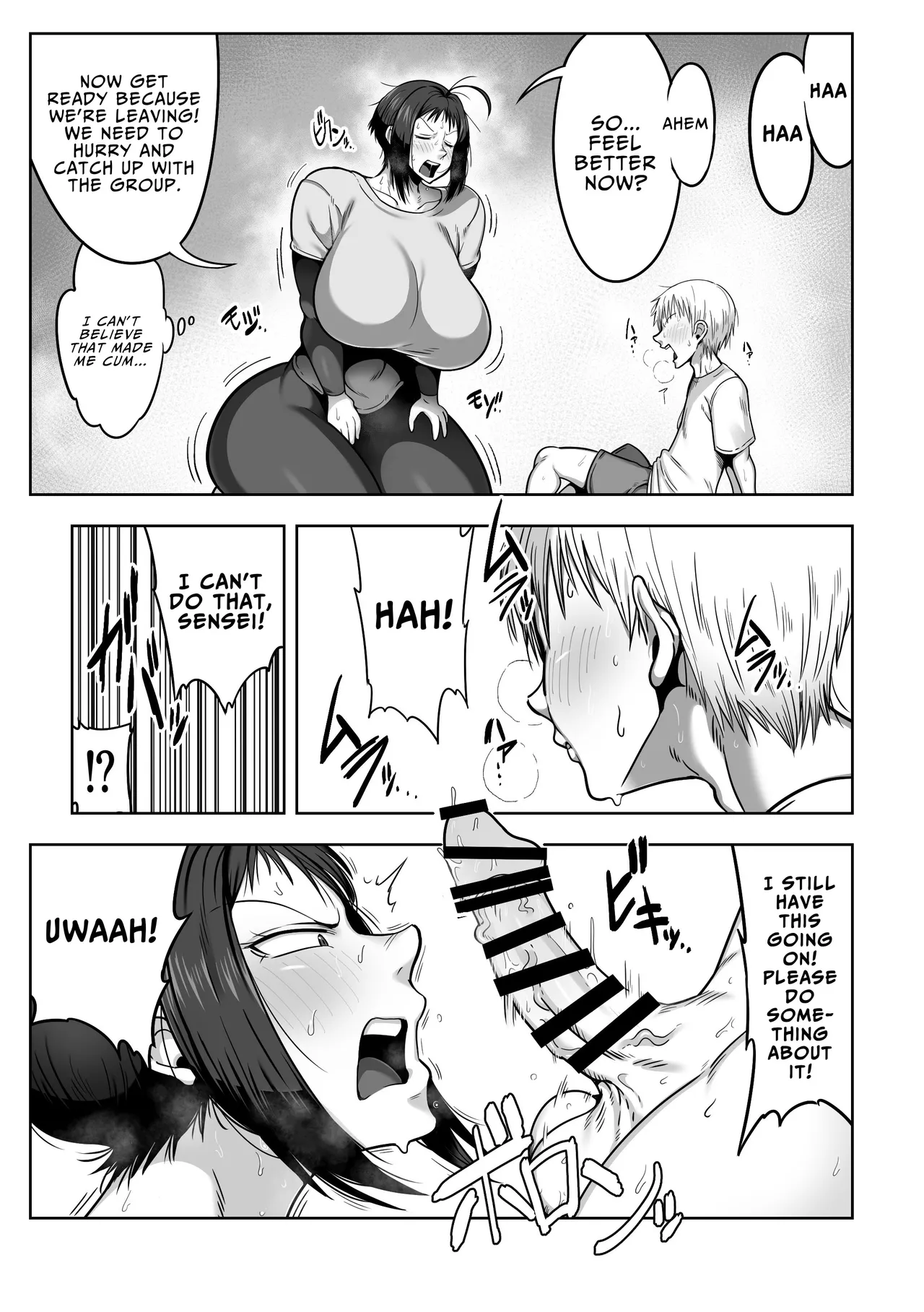 [Cranky-ya (Cranky)] Dekashiri Sensei ~Akogare no Sensei no Kyojiri o Yamagoya de Hitorijime suru Hanashi | Fat Ass Teacher ~The Story Of How I Made My Teacher With The Fat Ass I'm Crazy About All To Myself In A Mountain Shack~ [English] [JIGECCHI] imagen número 15