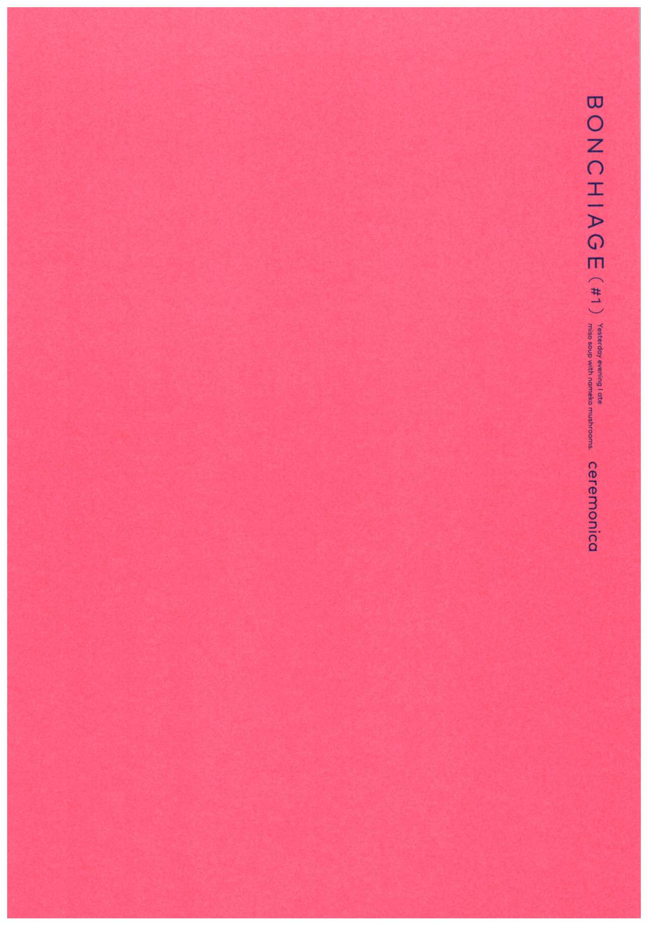 (C92) [ceremonica (Hagiwara Asami)] BONCHIAGE(#1) [Spanish] [Lanerte] image number 2