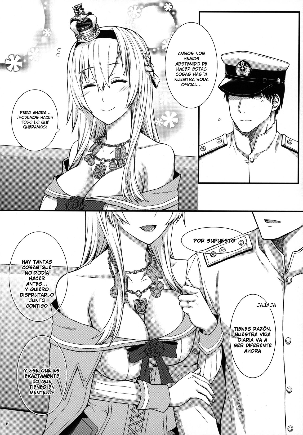[Umi Neuron] Guerra-Sama Wa Seiyoku Ga Tsuyoi. - Su Majestad Warspite tiene un fuerte deseo sexual (Español) imagen número 7