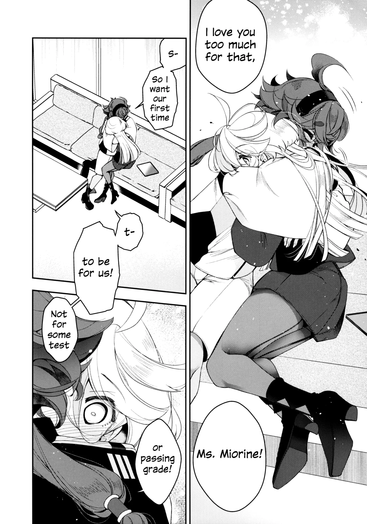 (Hoshi ni Negai o 2025) [Alkaloid (Izumiya Otoha)] Perfect Communication (Mobile Suit Gundam: The Witch from Mercury) [English] изображение № 9