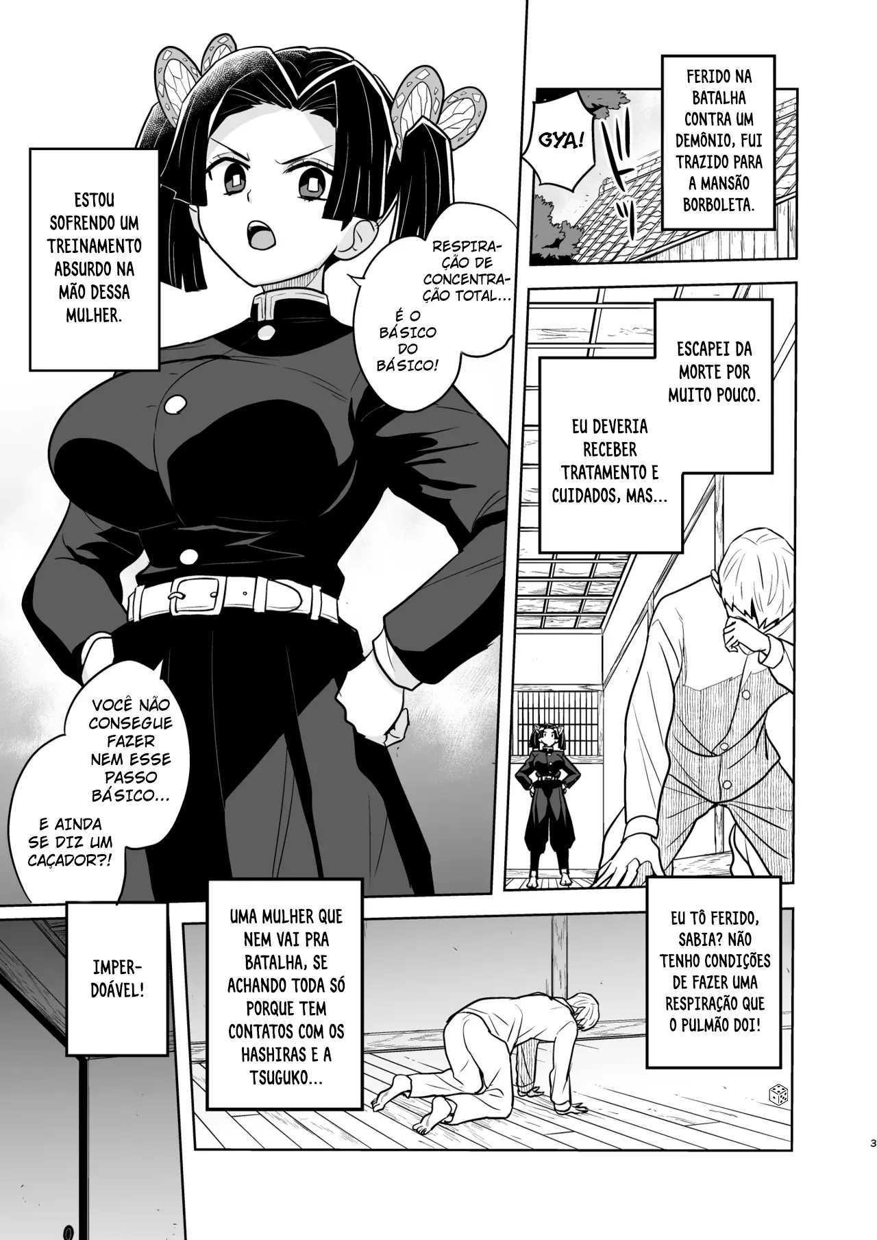 [Zenra Restaurant (Heriyama)] Oyasuminasai Aoi-chan (Kimetsu no Yaiba) [Portuguese-BR] [Digital] numero di immagine  3