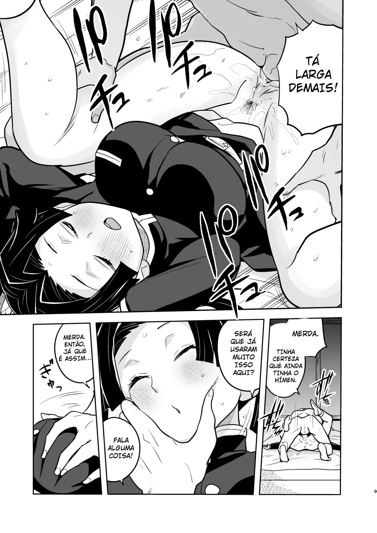 [Zenra Restaurant (Heriyama)] Oyasuminasai Aoi-chan (Kimetsu no Yaiba) [Portuguese-BR] [Digital] numero di immagine  9