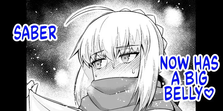 [Ankoman] Saber, Botebara ni...❤ | Saber Now Has A Big Belly❤️ (Fate/Stay Night) [English] [Colorized] numero di immagine  1