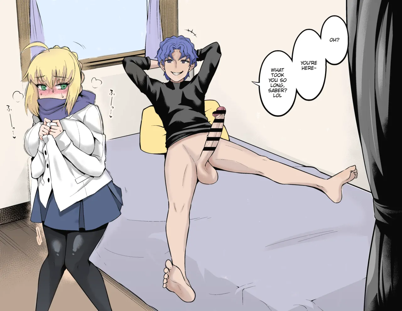 [Ankoman] Saber, Botebara ni...❤ | Saber Now Has A Big Belly❤️ (Fate/Stay Night) [English] [Colorized] numero di immagine  2