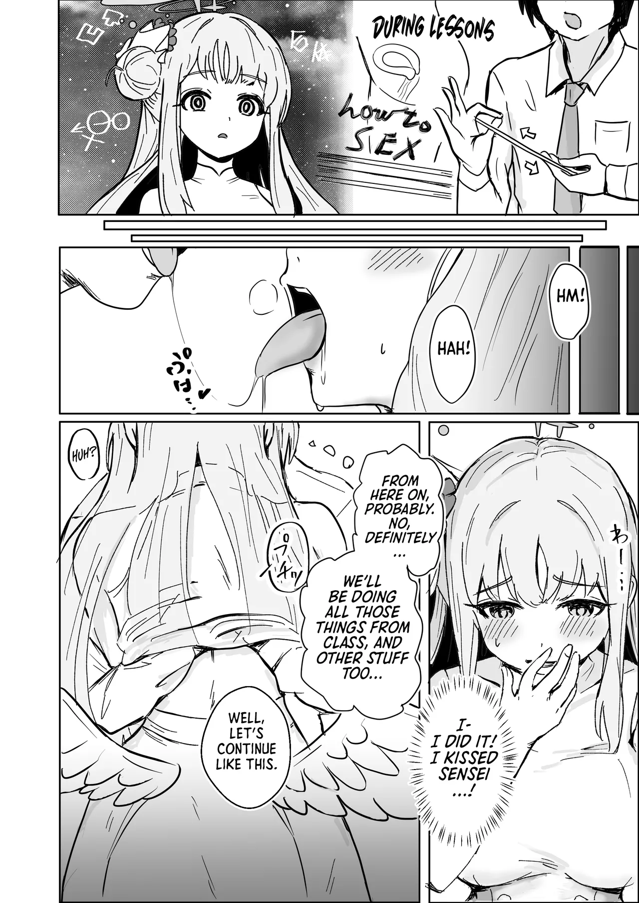 [Juuyakushitsu (Shachou)] Mika to Futari de Obenkyou | Studying Together with Mika (Blue Archive) [English] [Shiro Translation] [Digital] image number 6