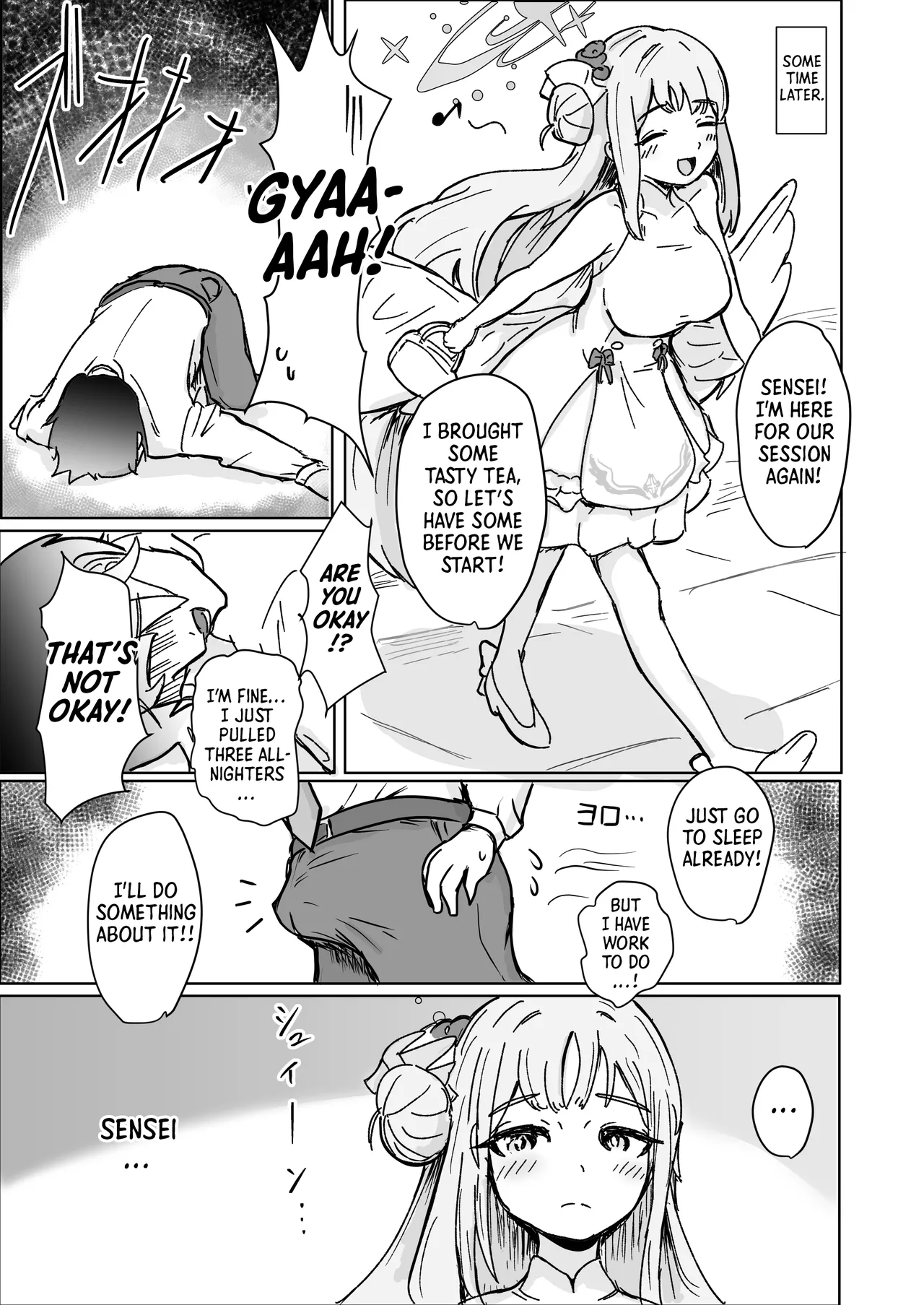 [Juuyakushitsu (Shachou)] Mika to Futari de Obenkyou | Studying Together with Mika (Blue Archive) [English] [Shiro Translation] [Digital] image number 19