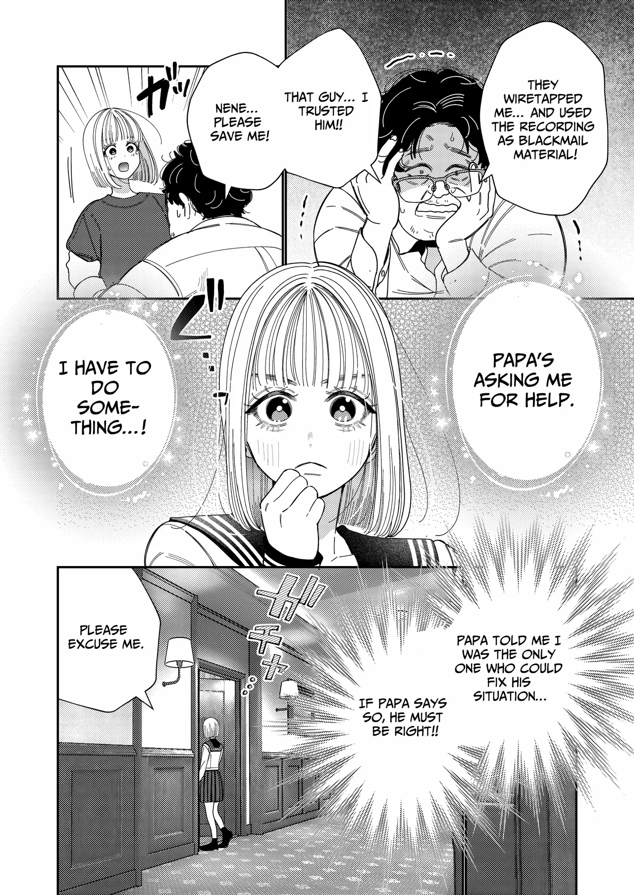 [Yomyaku (Okonogi Happa)] Papa's Obedient Girl ~Ms. Nene and Our Training and Management Records~ [English] [Nameless] Bildnummer 3