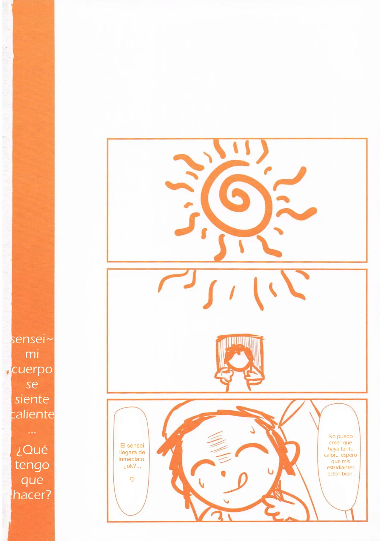 (C106) [Milkshake Work (Milkshake)] Sensei~ Karada ga Atsukute... Dou shitara Ii no | Sensei... mi cuerpo se siente caliente... ¿qué debería hacer? (Blue Archive) [Spanish] [Quetz-kun] 이미지 번호 2