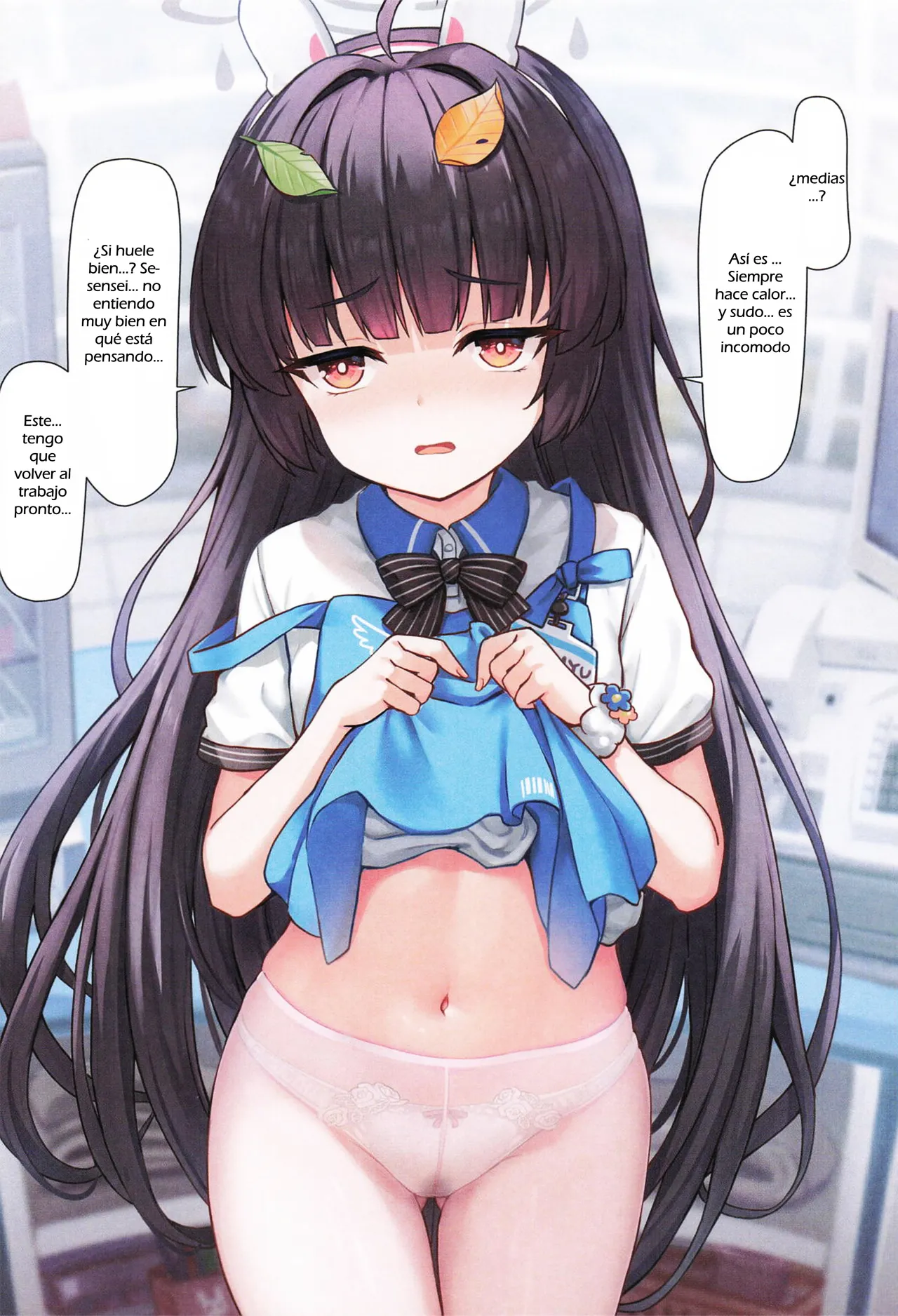 (C106) [Milkshake Work (Milkshake)] Sensei~ Karada ga Atsukute... Dou shitara Ii no | Sensei... mi cuerpo se siente caliente... ¿qué debería hacer? (Blue Archive) [Spanish] [Quetz-kun] 이미지 번호 30