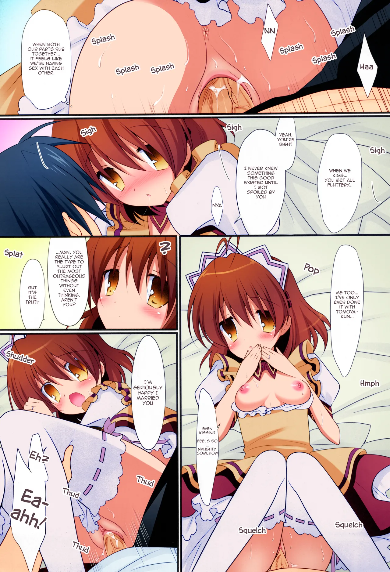 (CT17) [against (Sumii)] Yomenado | WIFED: That Time My Wife Came Home in Her Uniform, So I Creampied Her All Night! (Clannad) [English] {Awesome Sauce} [Hen_Colorist] [Colorized] [Decensored] изображение № 12